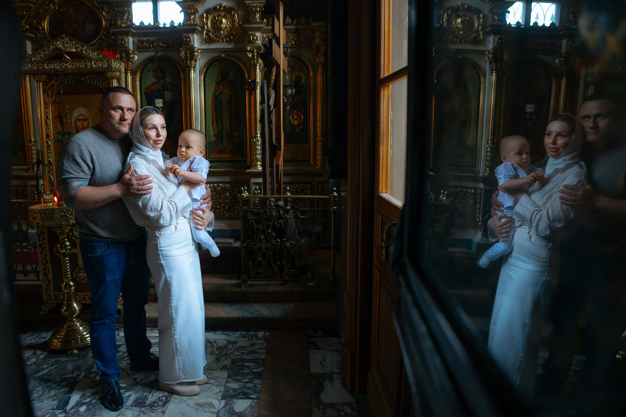 Крещение Даниила. Семейный и детский фотограф в Москве Александра Мак