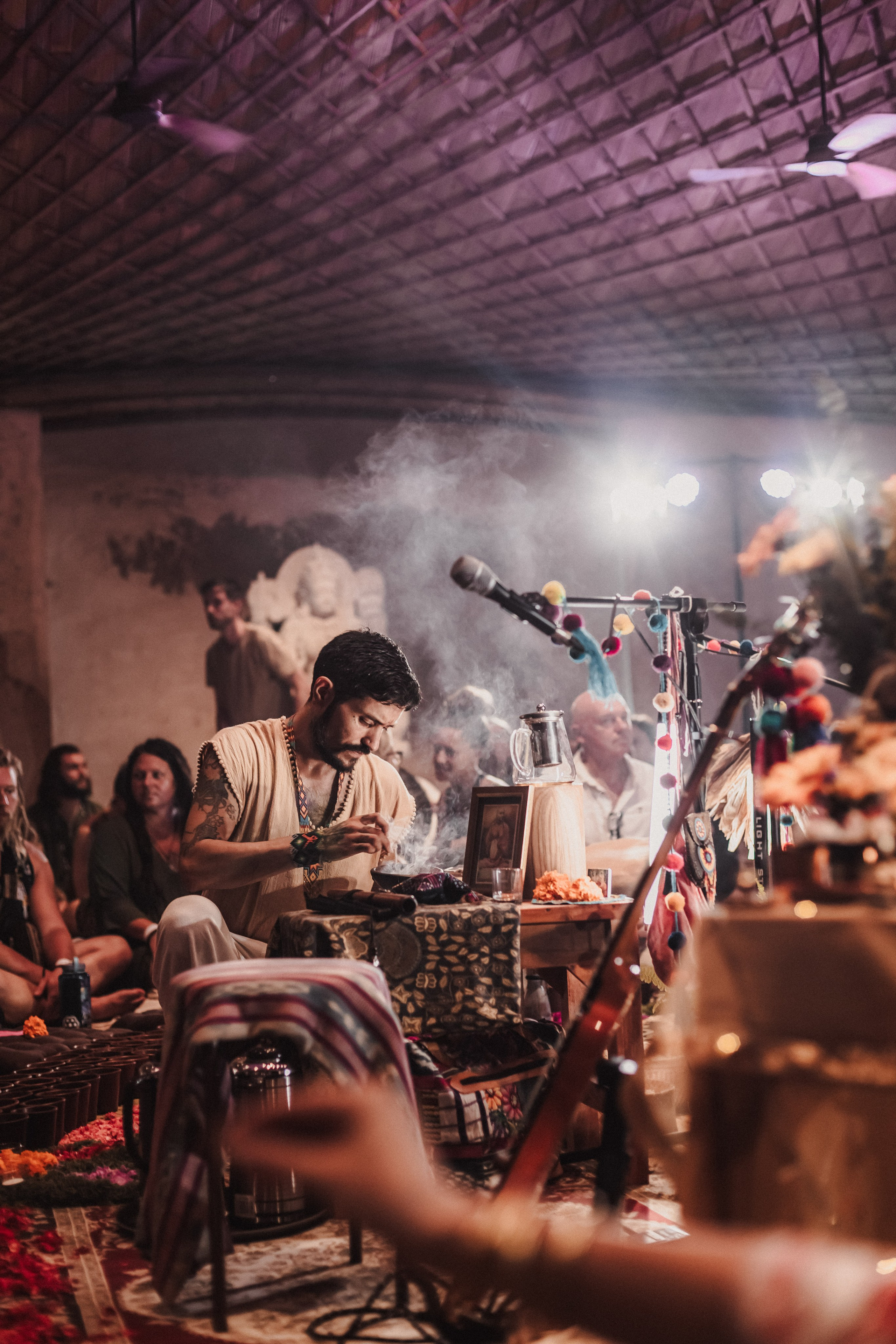 Hanuman Project kirtan at Alchemy march. Mariam Bagdasaryan