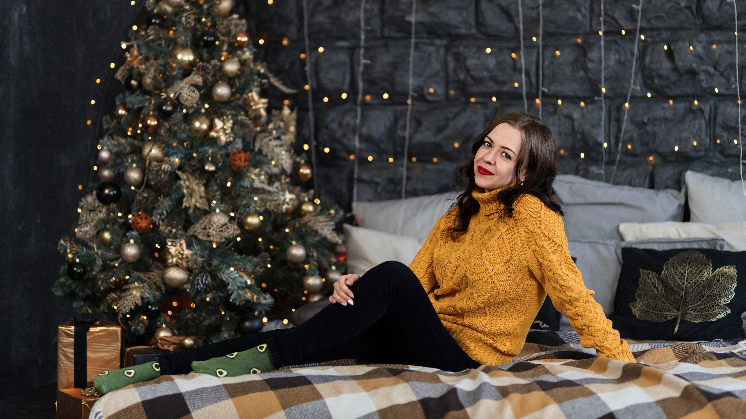 Полина и Новый год. Фотограф Виталий Сид: профессиональная фотосъемка, обучение и новости индустрии