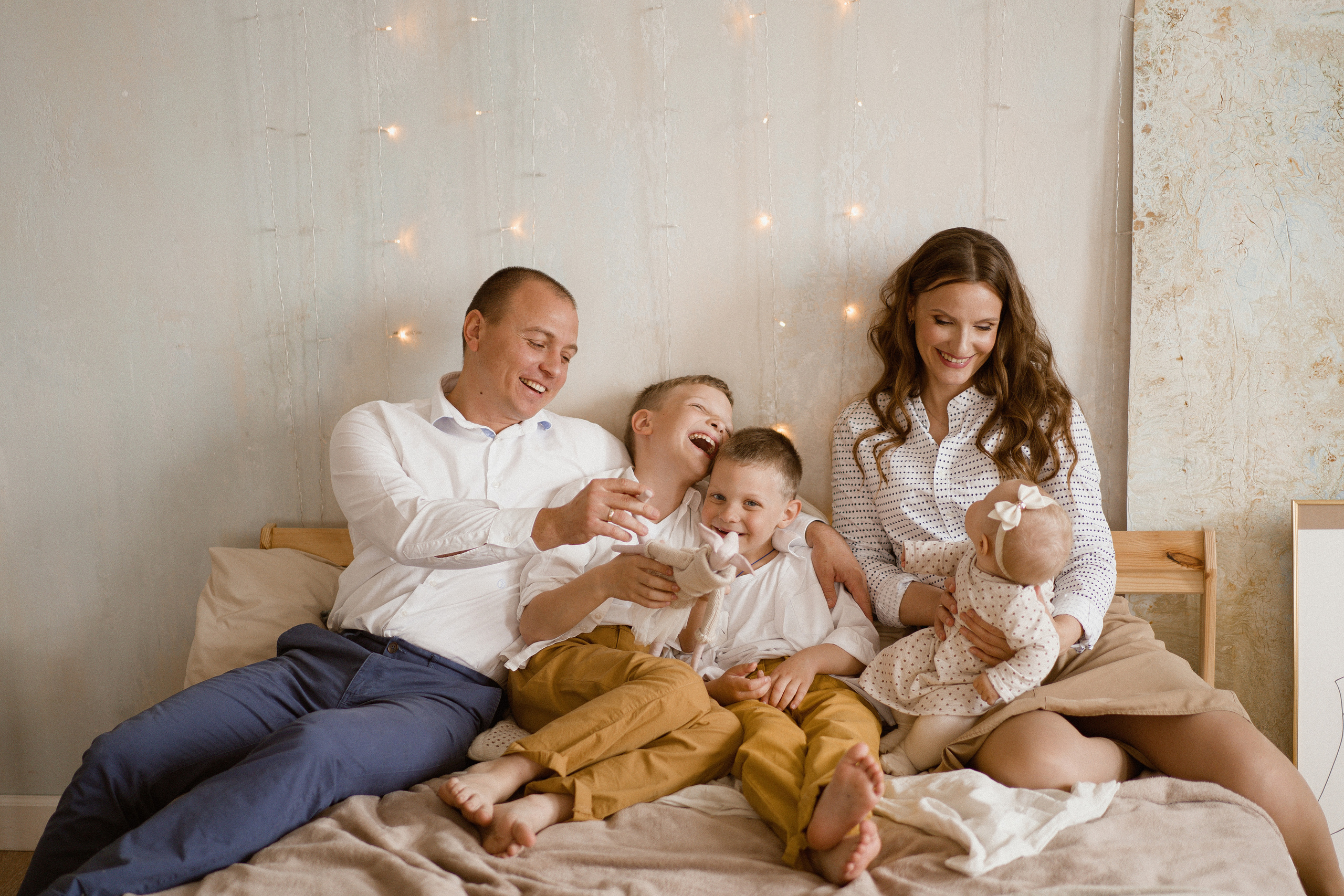 Семейная фотосессия. Катя, Федя, Даниэль, Макар и Майя. Портретный, семейный и свадебный фотограф в Курске Роман Сазонов