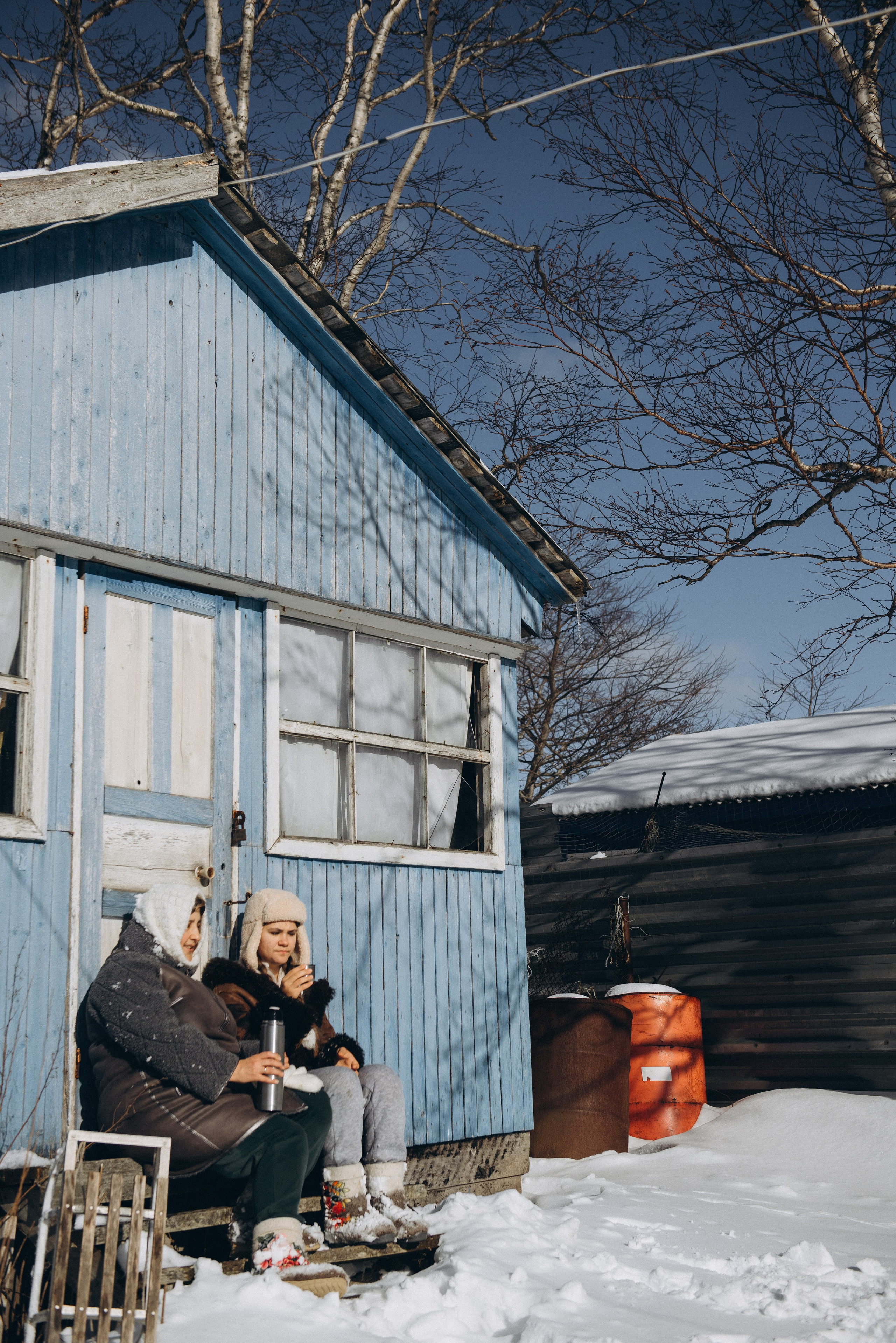 Марина и Таисия. Ирина Метелица фотограф на Шикотане