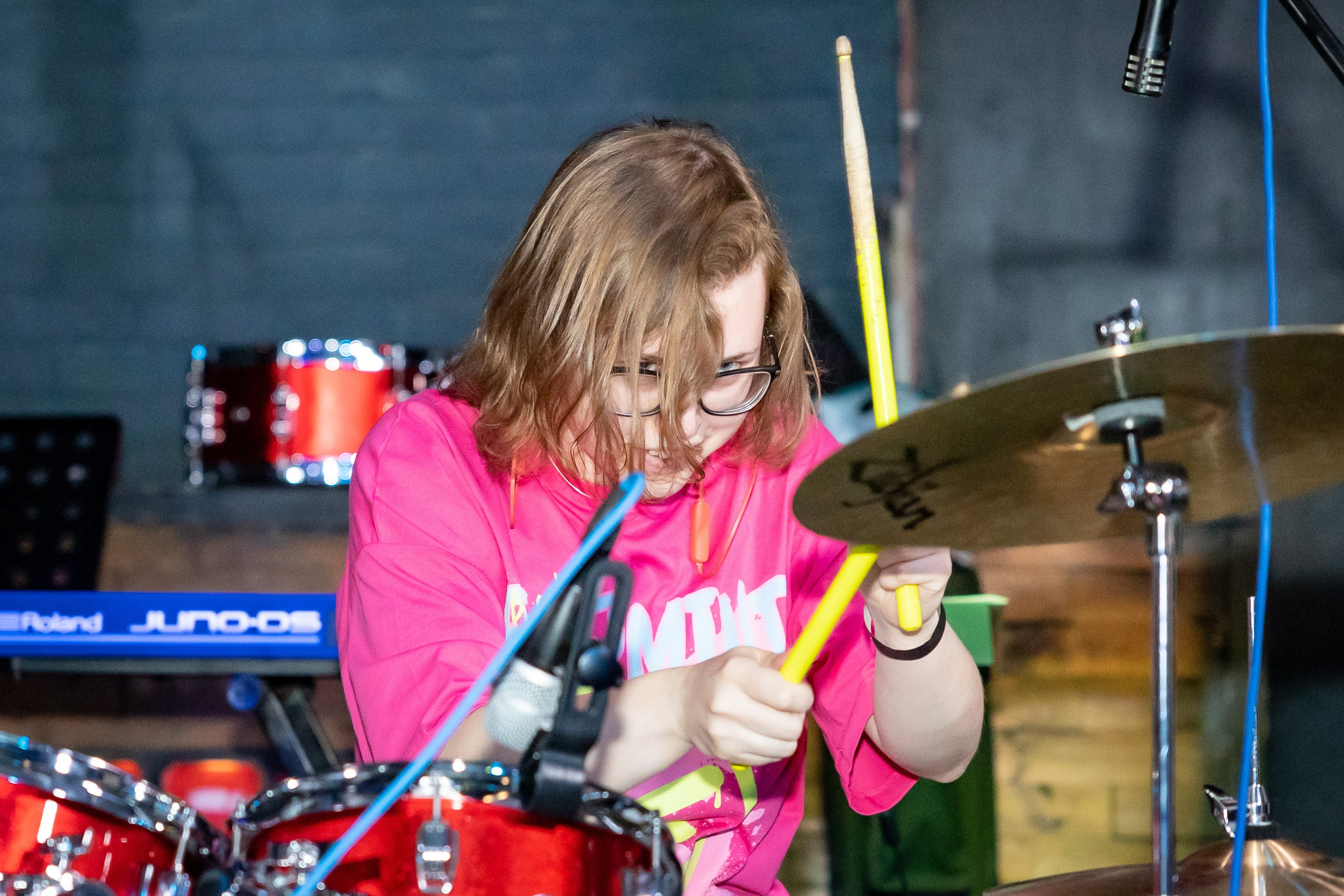 Концерт «Не Школа Барабанов» в Клубе «SOVA». Фотограф Владимир Охрименко