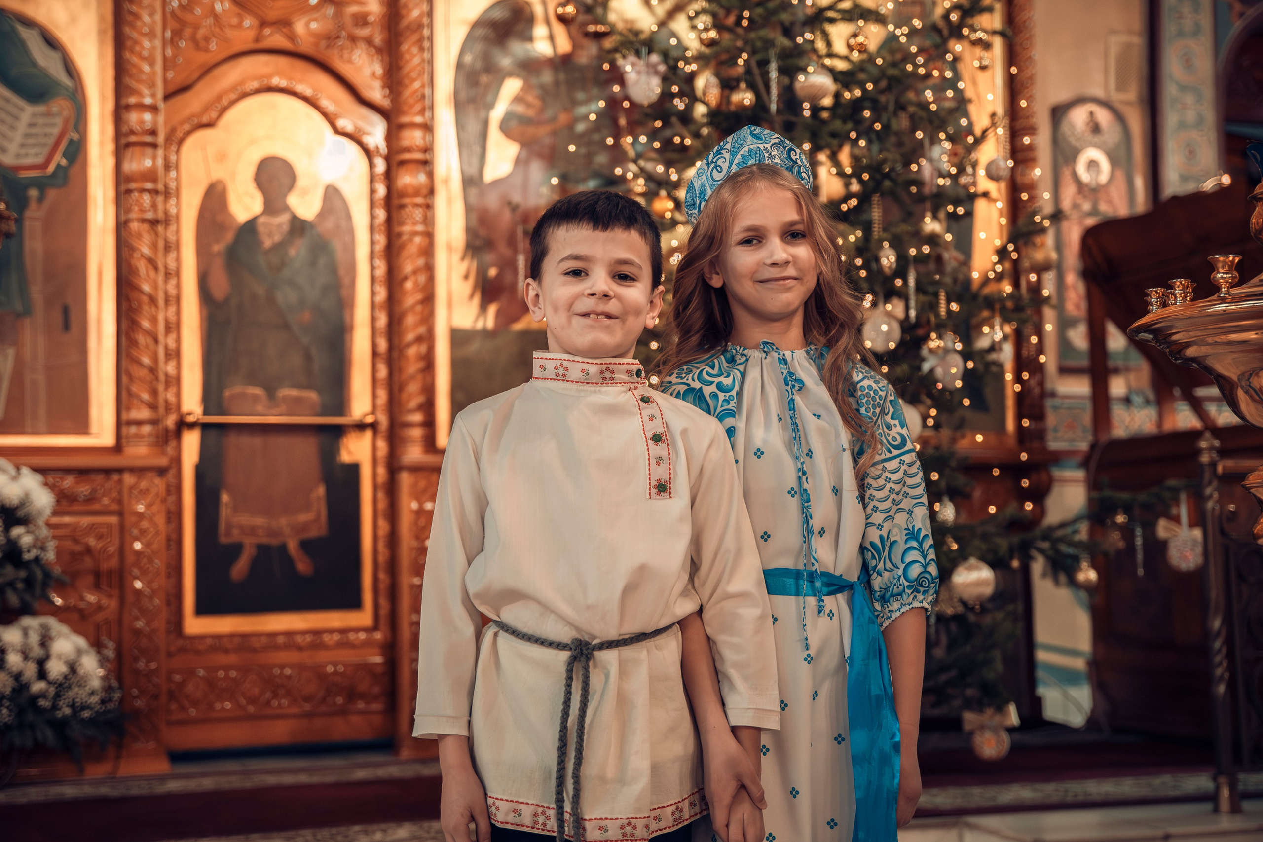 Рождественская съемка. ТОП Фотограф на Крещение и Венчание Железногорск Алексей Мещеряков