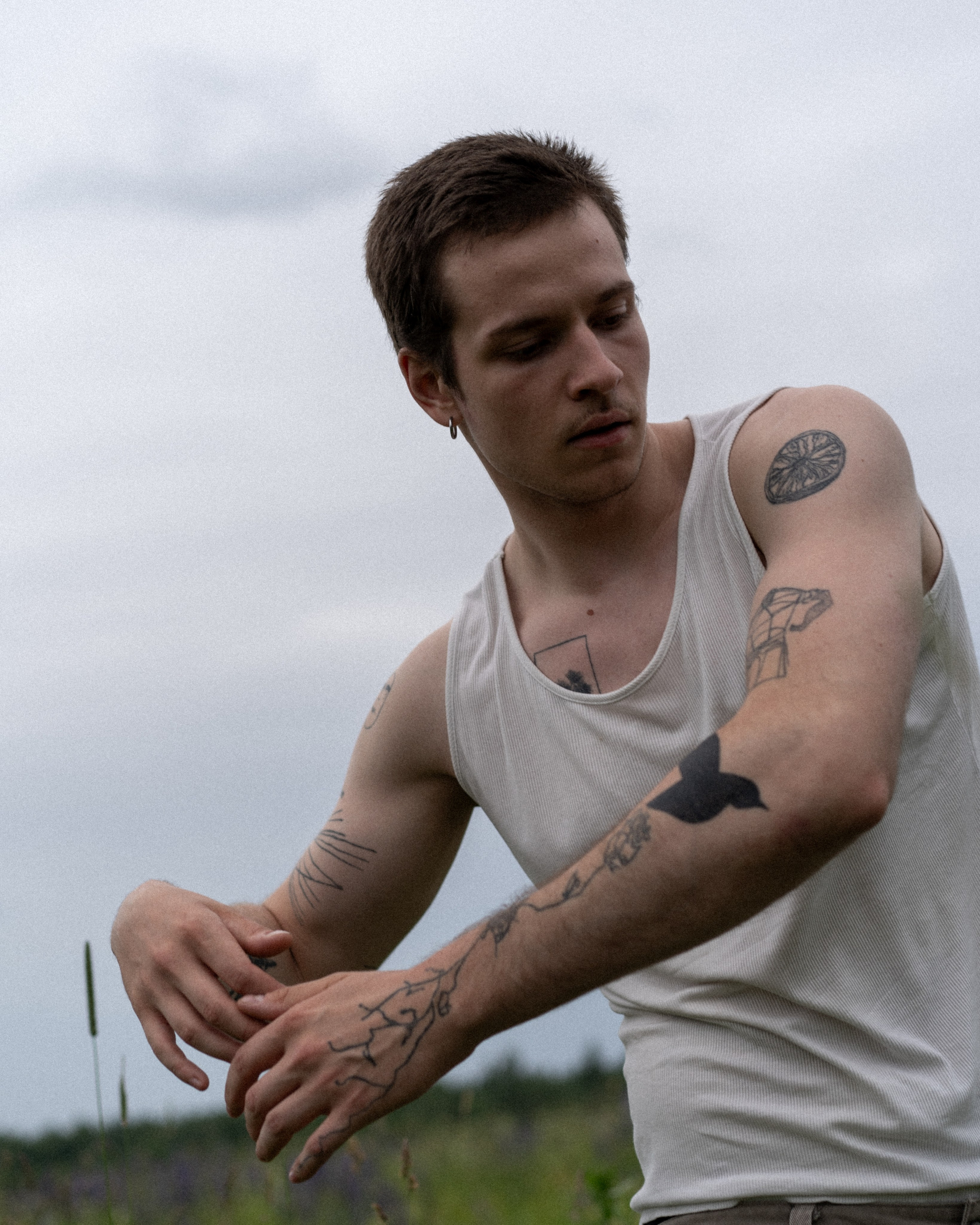 В поле люпинов. Фотограф Елизавета Потешкина