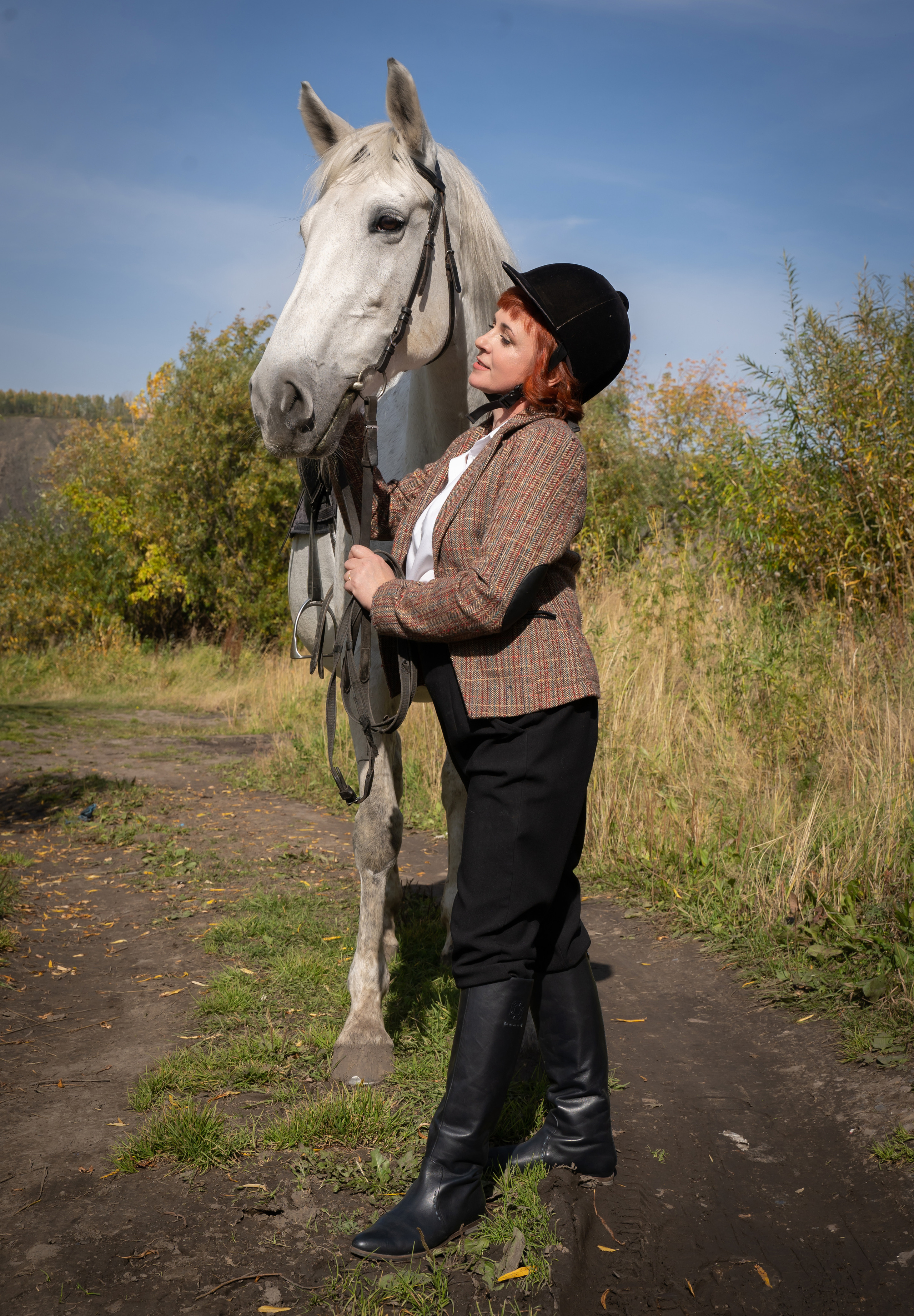 Фотосессия на конном дворе. Фотограф Ким Наталья в Красноярске
