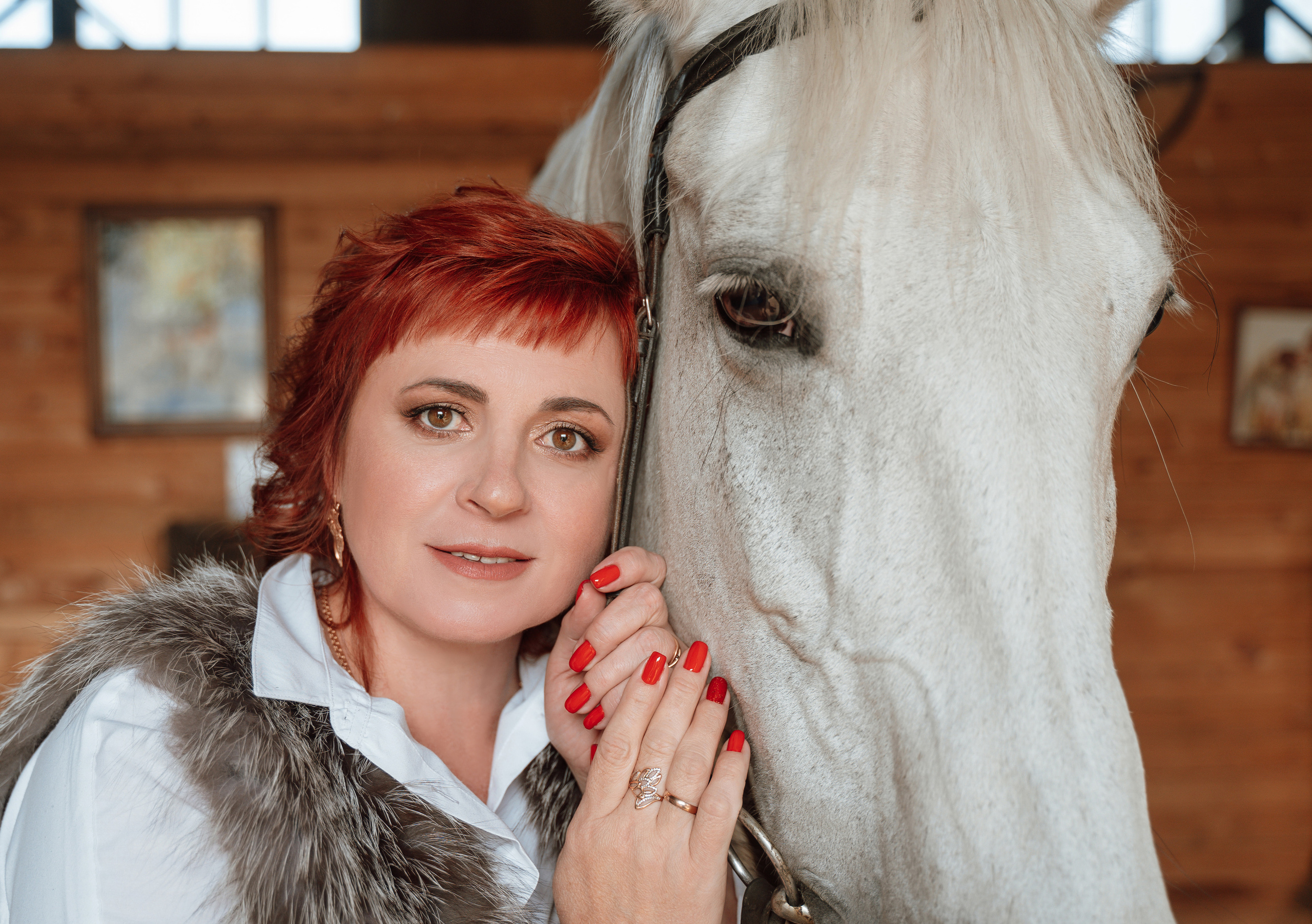 Фотосессия на конном дворе. Фотограф Ким Наталья в Красноярске