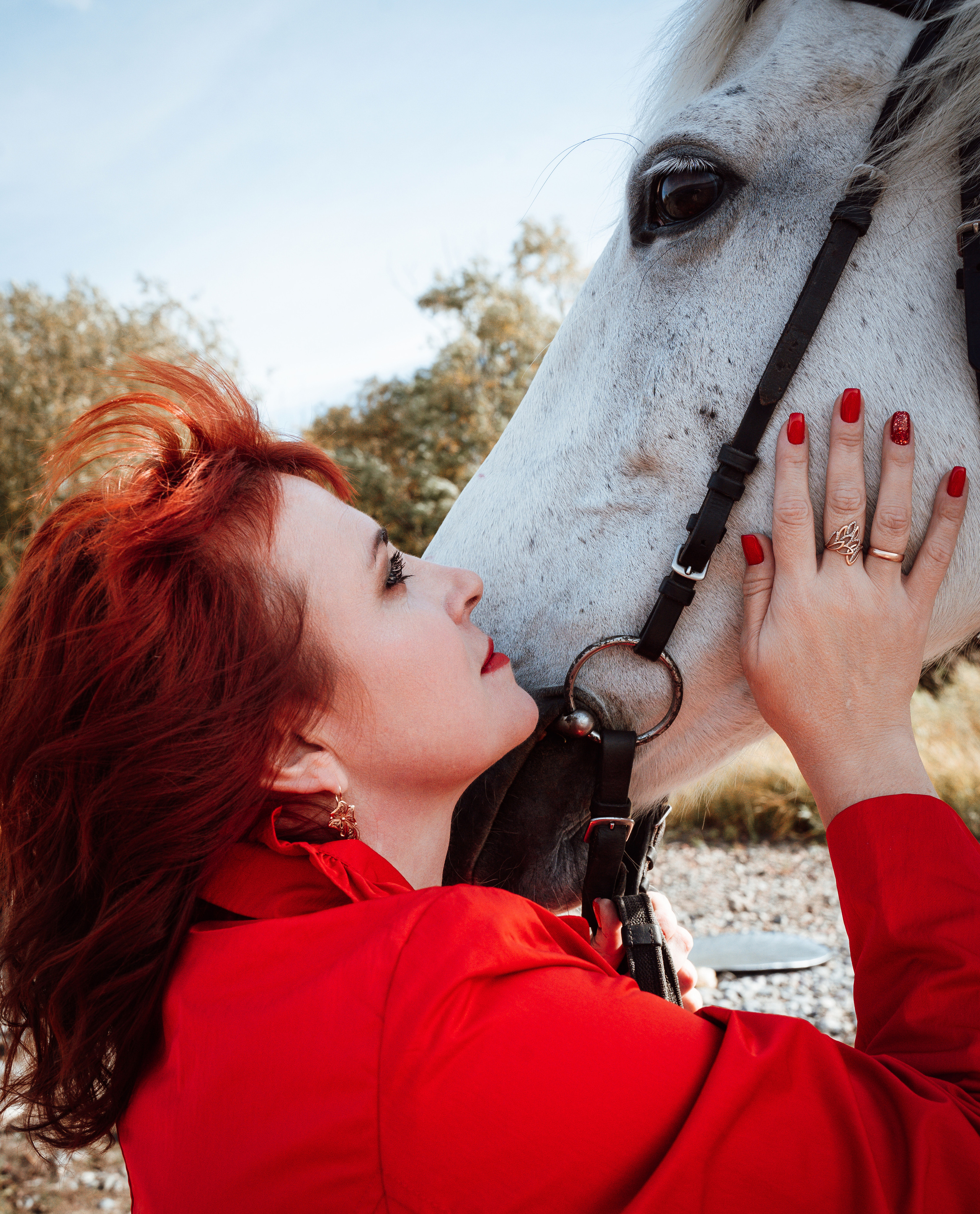 Фотосессия на конном дворе. Фотограф Ким Наталья в Красноярске