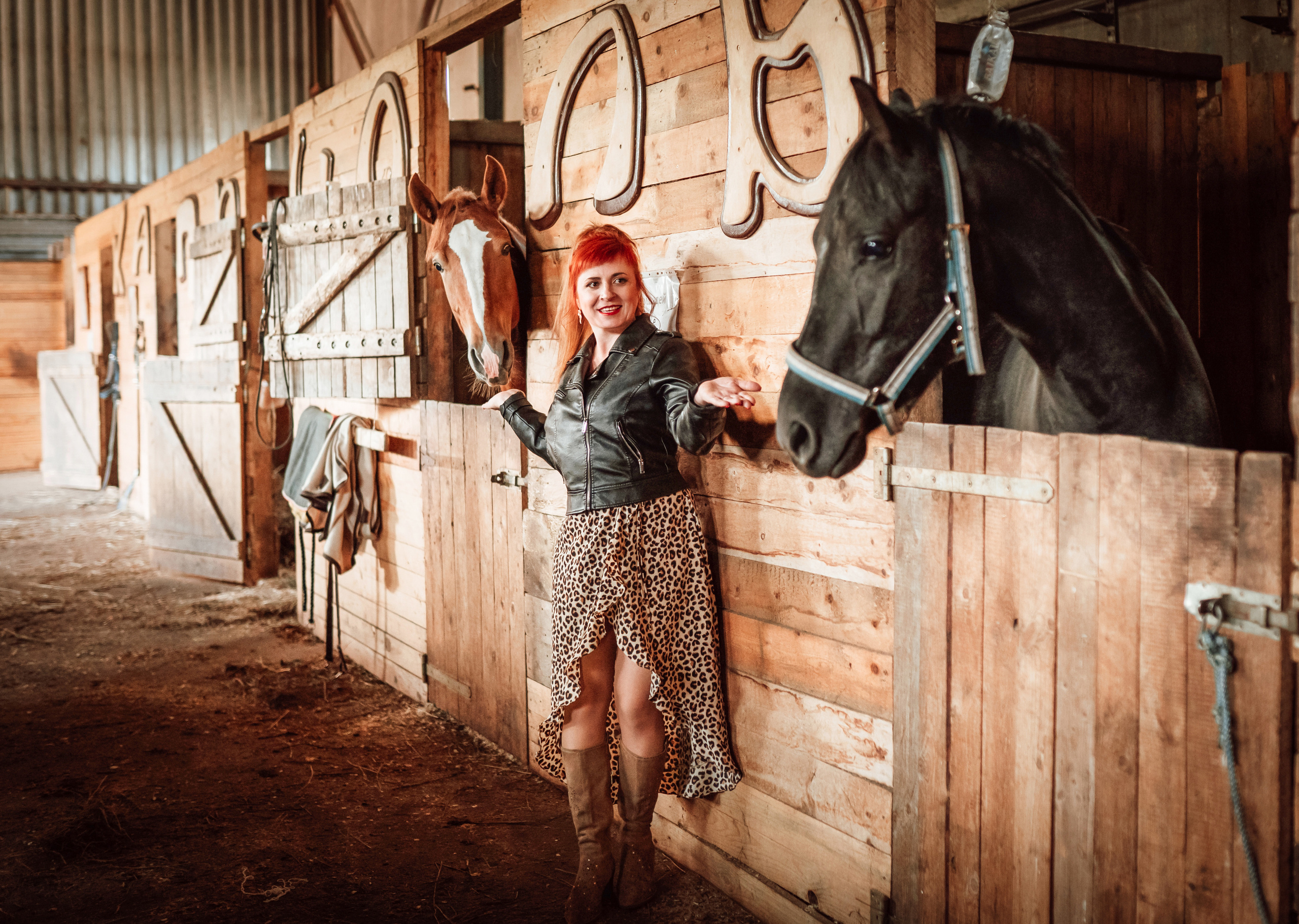 Фотосессия на конном дворе. Фотограф Ким Наталья в Красноярске