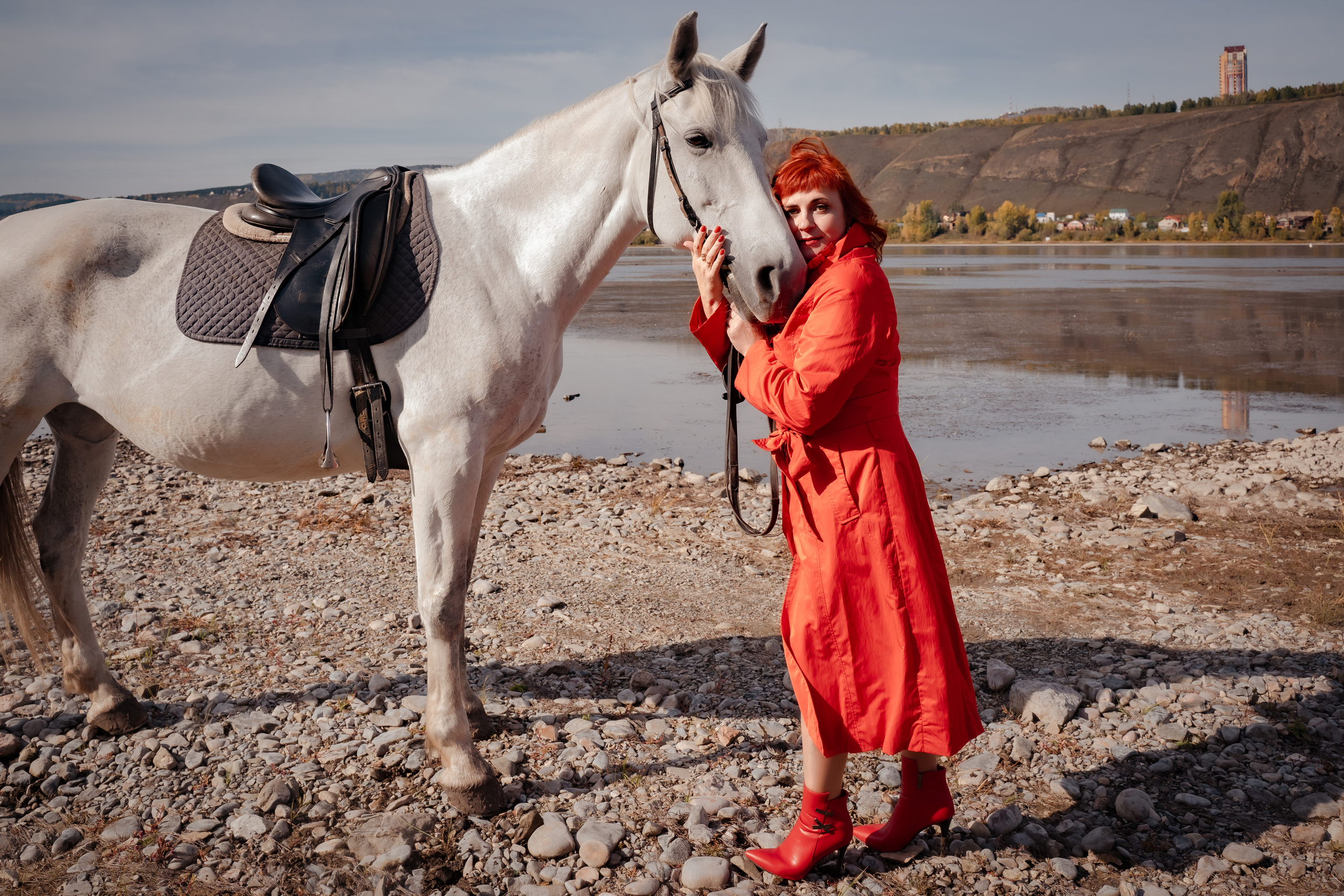 Фотосессия на конном дворе. Фотограф Ким Наталья в Красноярске