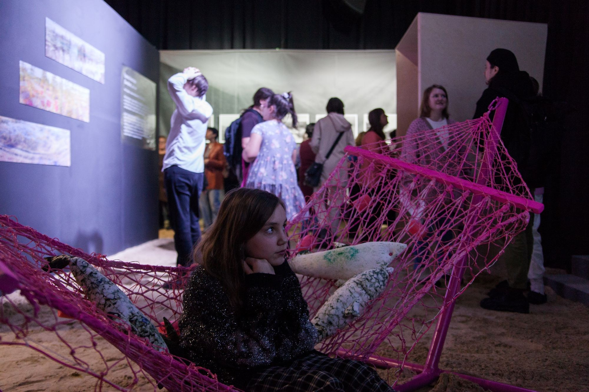 The catch. Artist Anna Snegina Художница Анна Снегина