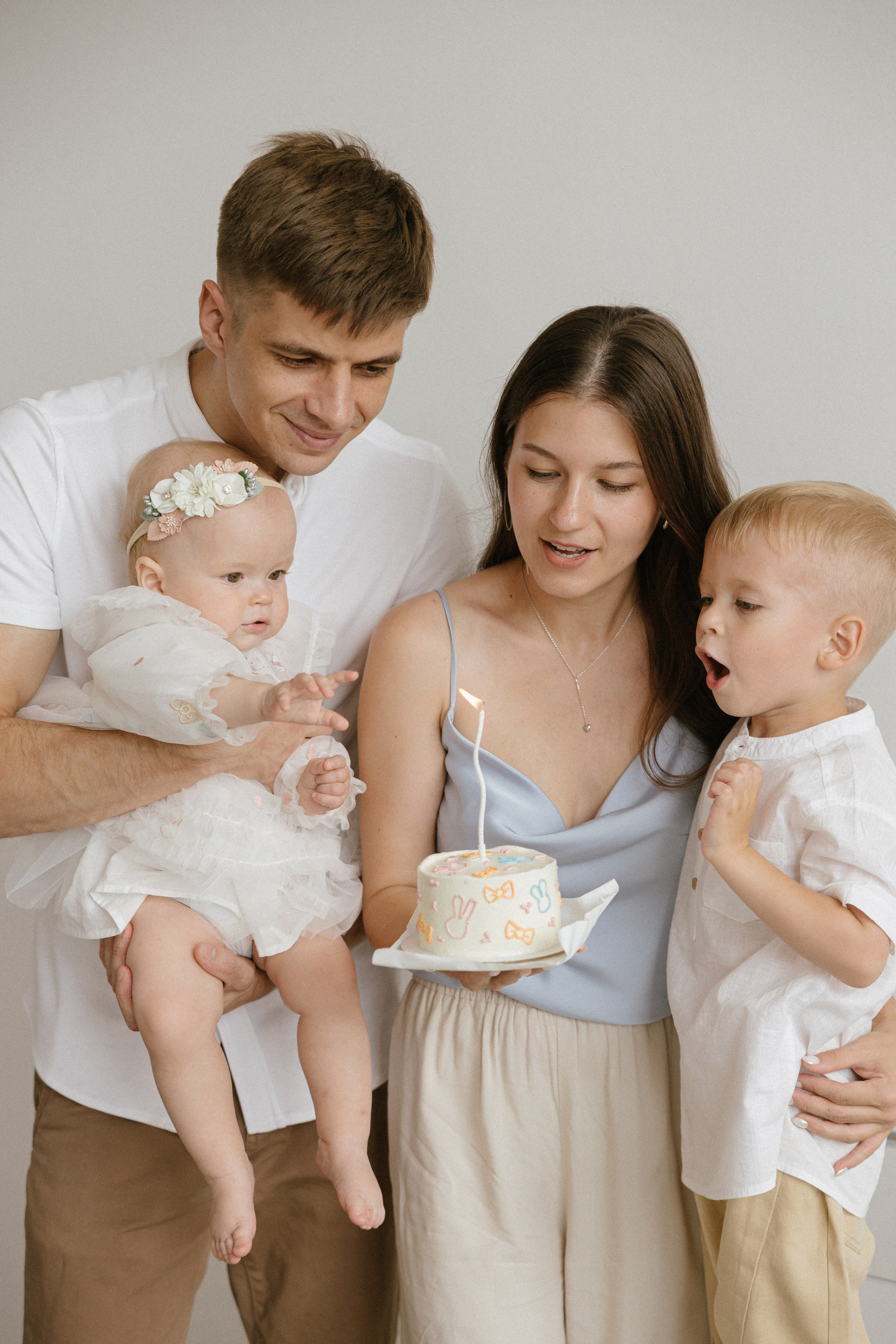 Павел + Анастасия + Демьян + Агата. Семейный и детский фотограф Юлия Шох