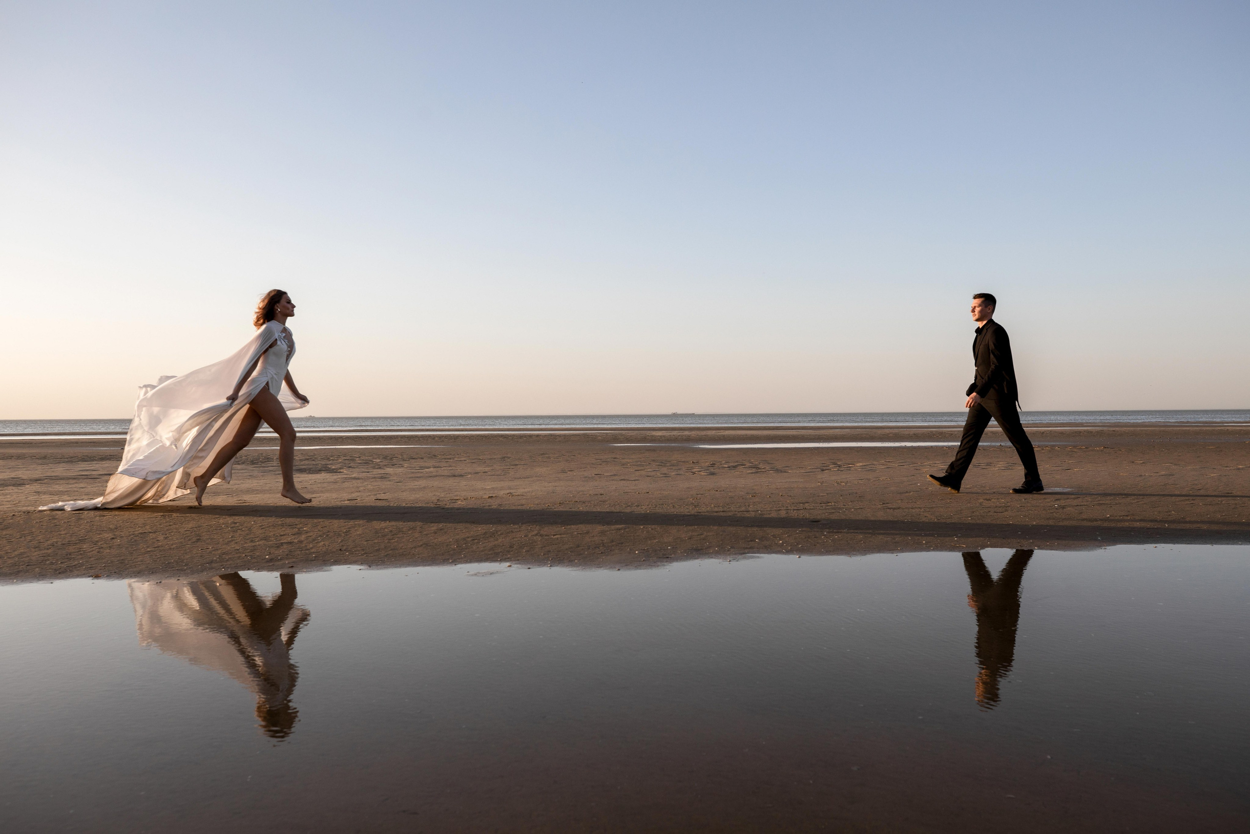 На берегу моря. Свадебный фотограф в Москве Топтыгин Иван