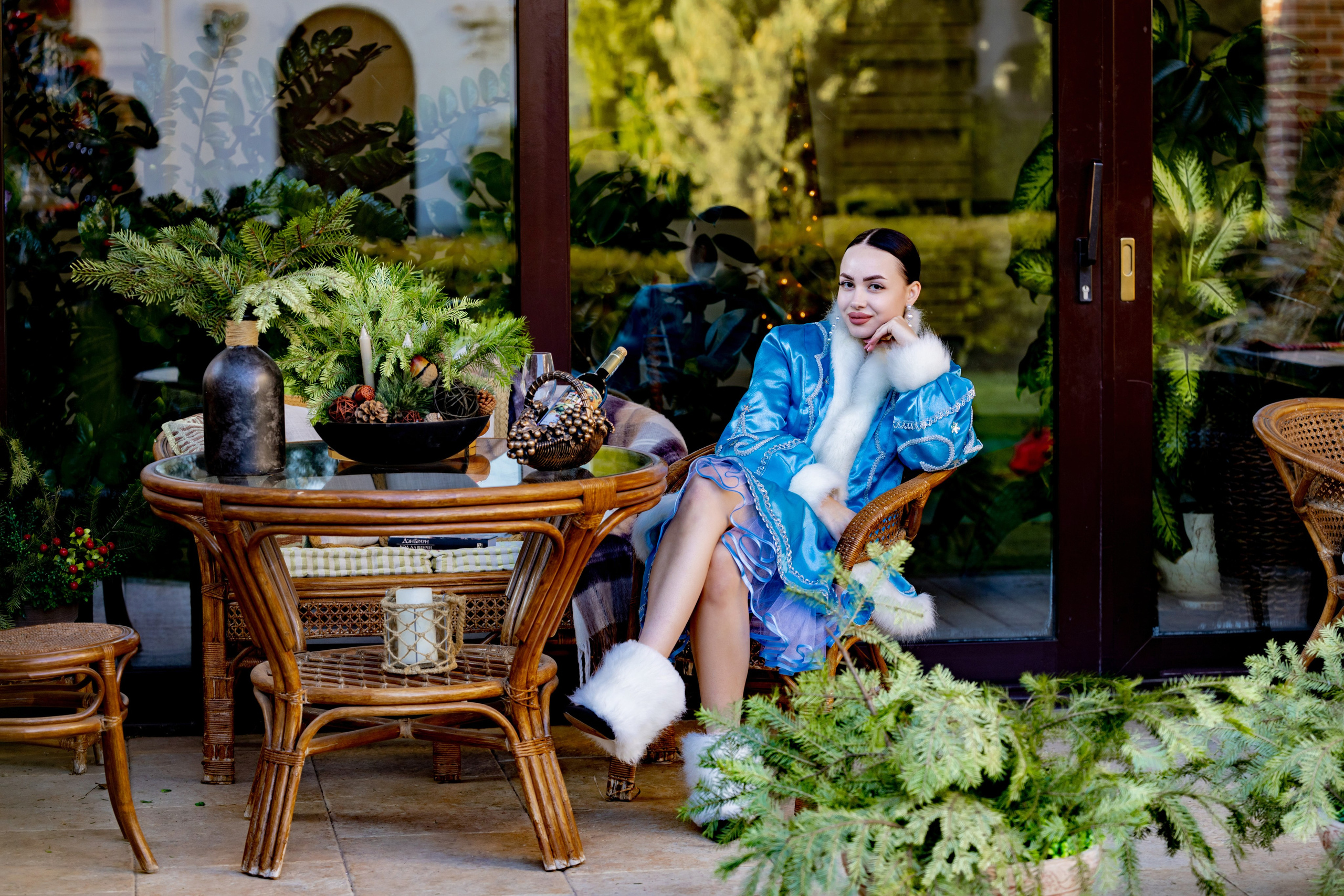 Зима. Профессиональный фотограф и видеооператор