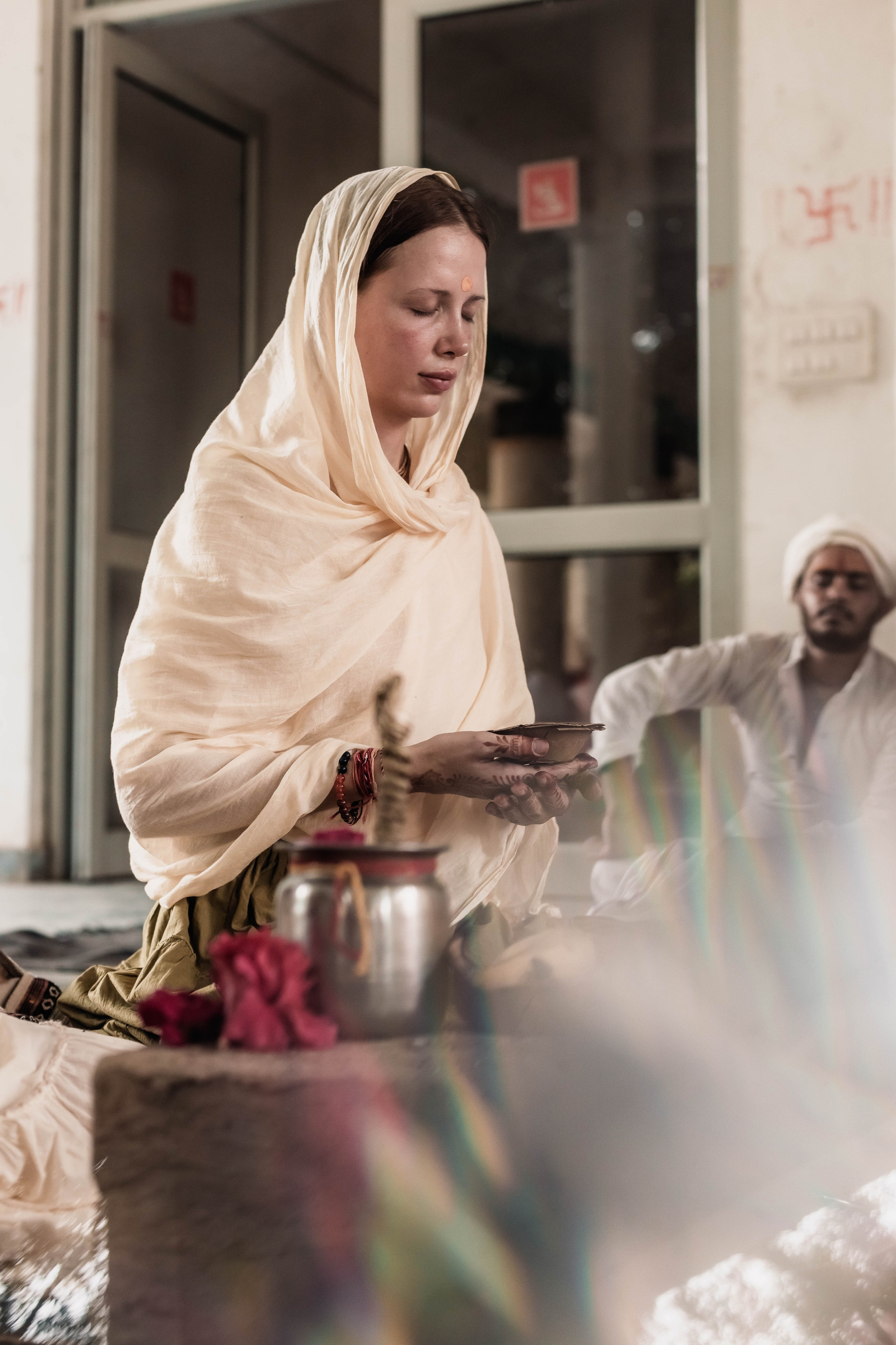 Pitri Paksha yagyas & poojas Devraha Baba ji ashram. Mariam Bagdasaryan
