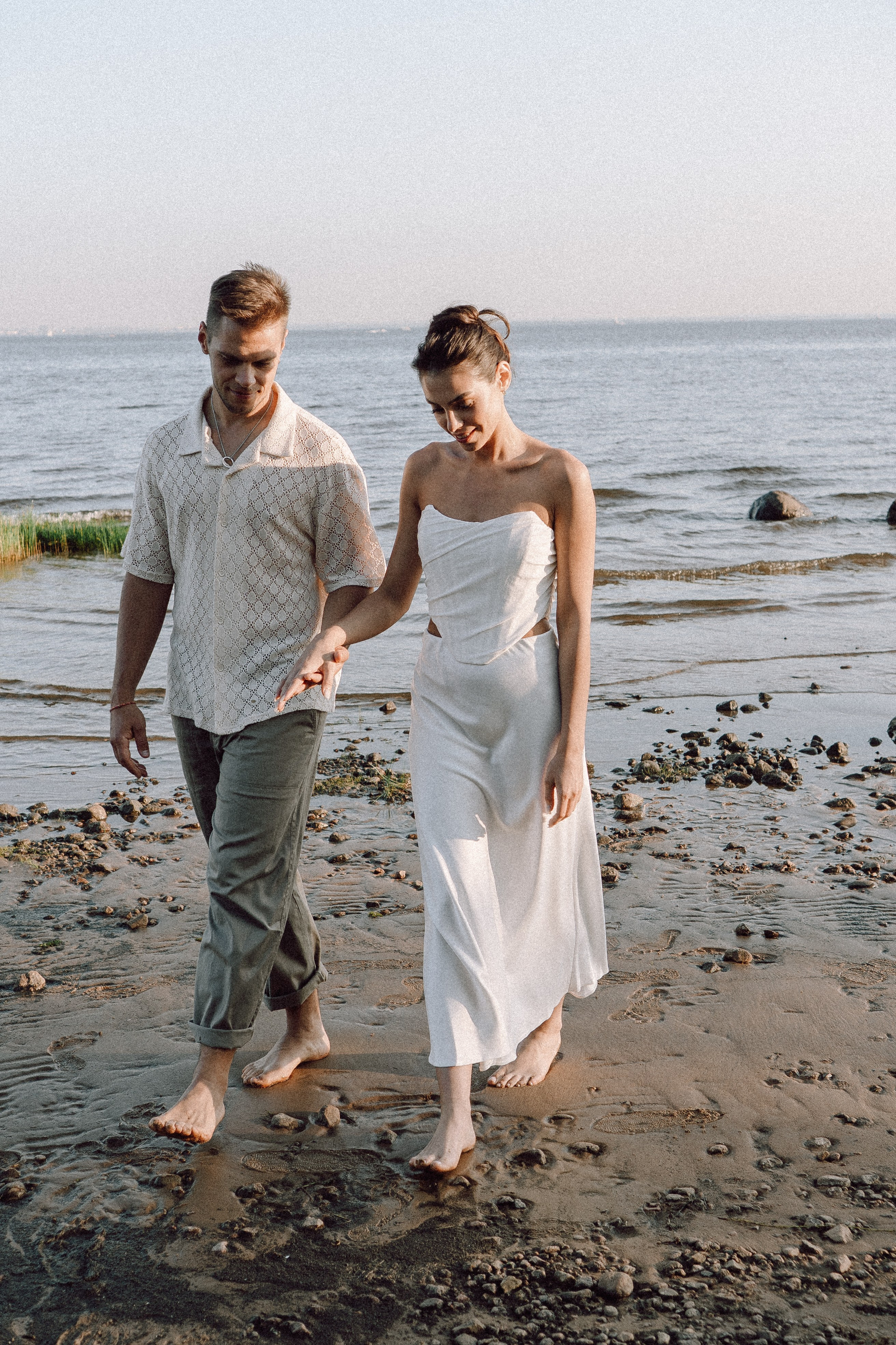 СВАДЕБНАЯ ФОТОСЕССИЯ ВЫЕЗДНОЙ ЦЕРЕМОНИИ (ФИНСКИЙ ЗАЛИВ). Профессиональный фотограф, Санкт-Петербург — Виктория Богомолова