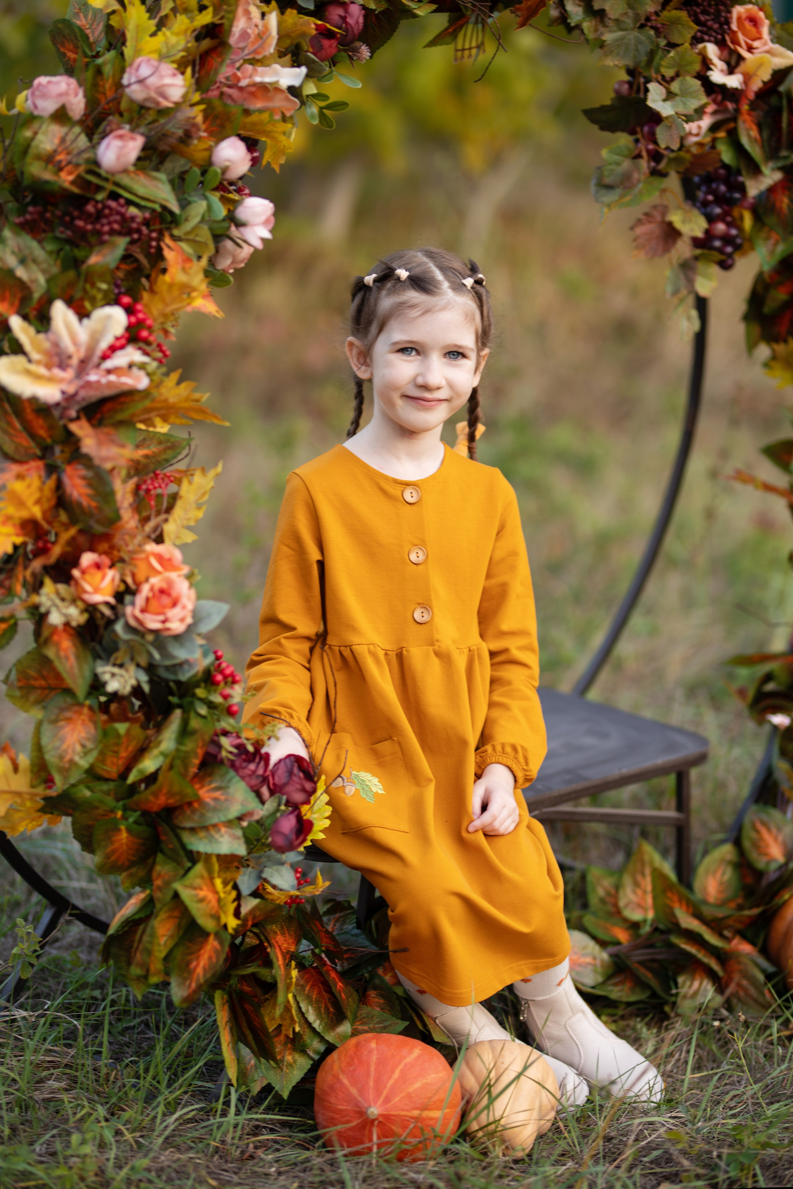 Осення фотосессия Василисы. Школьный фотограф в Краснодаре Юлия Войлова