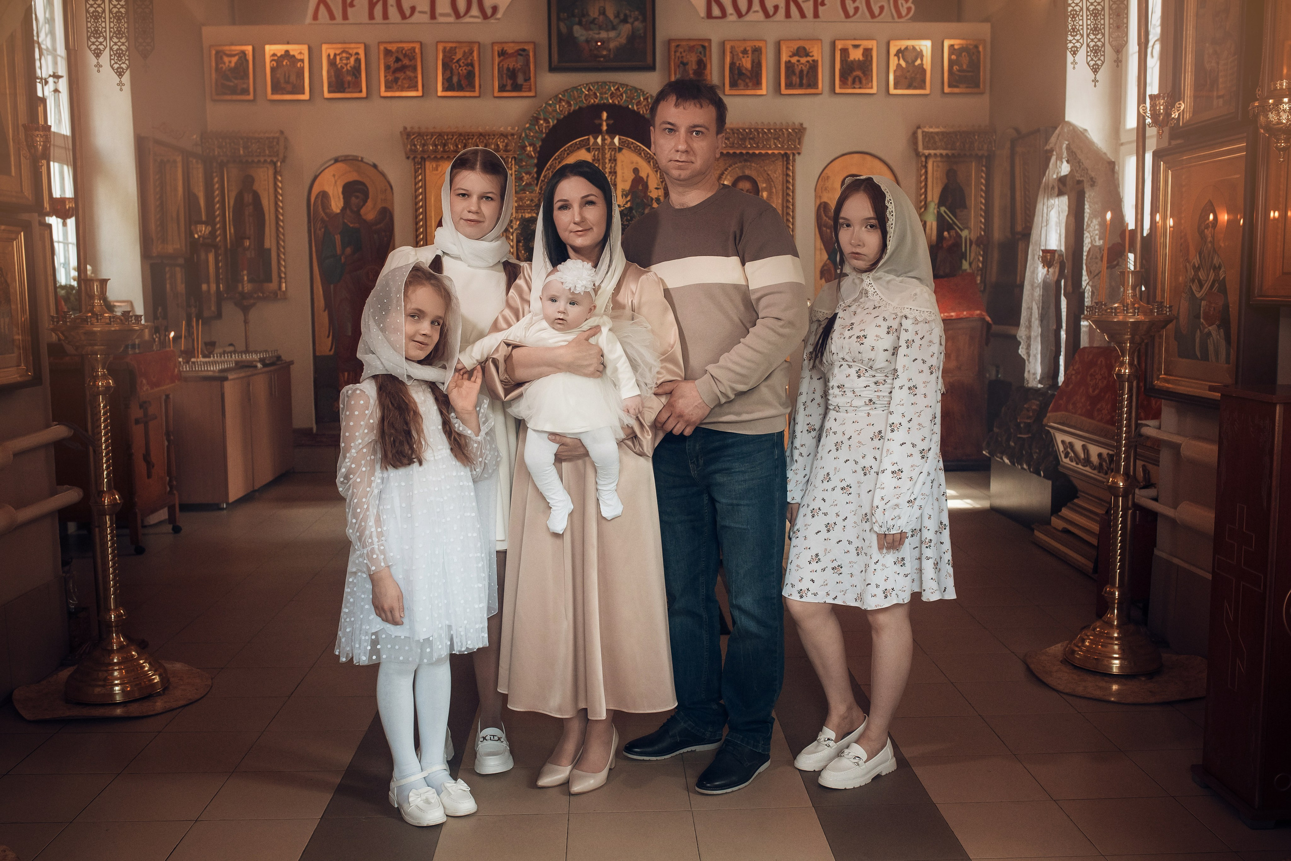 Крещение Василисы (Влады). Съемка Таинств Крещения Венчания, детские и семейные съемки в Пензе