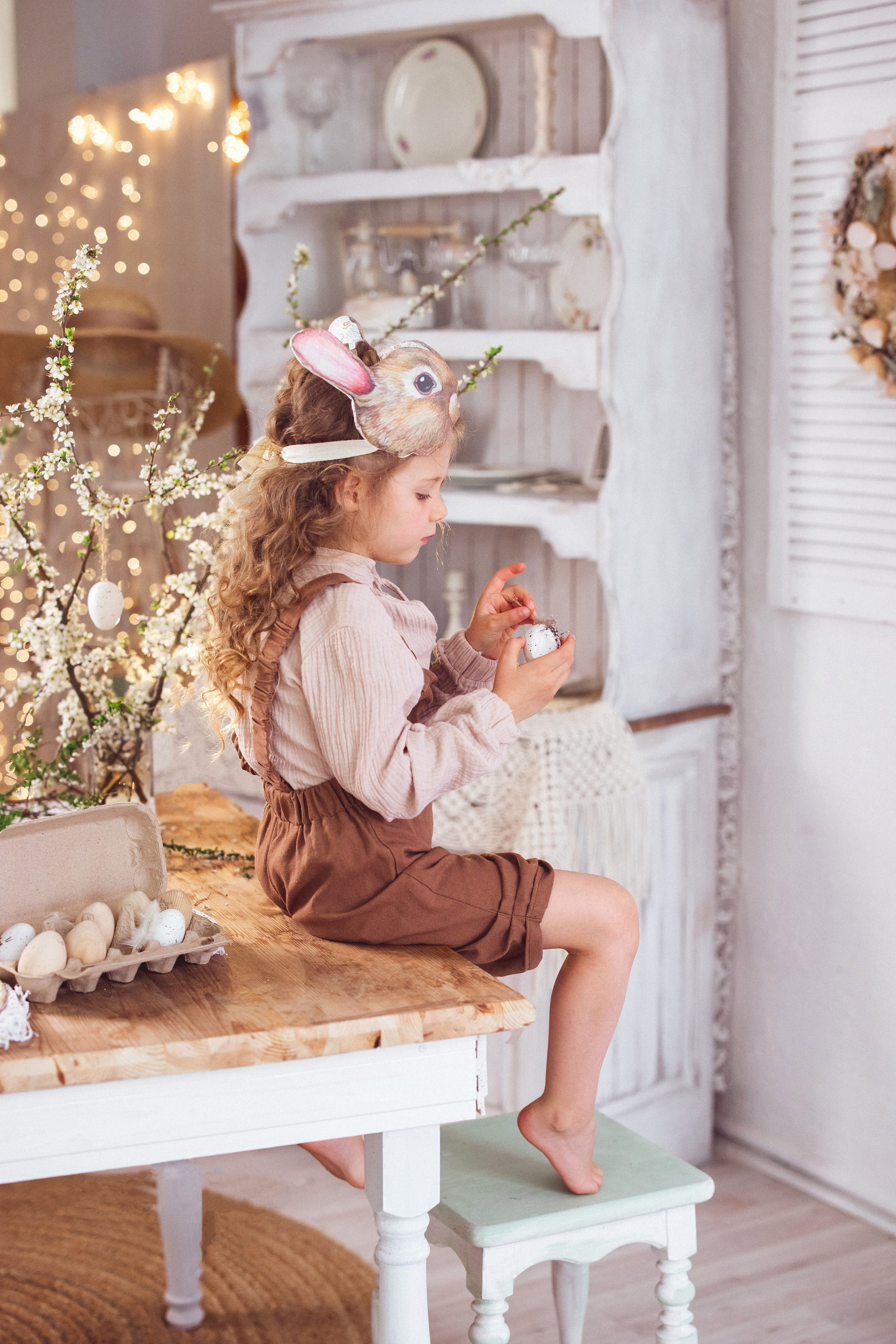 Детская фотосессия с утятами и кроликом. Семейный и детский фотограф в Краснодаре Анна Трашкова