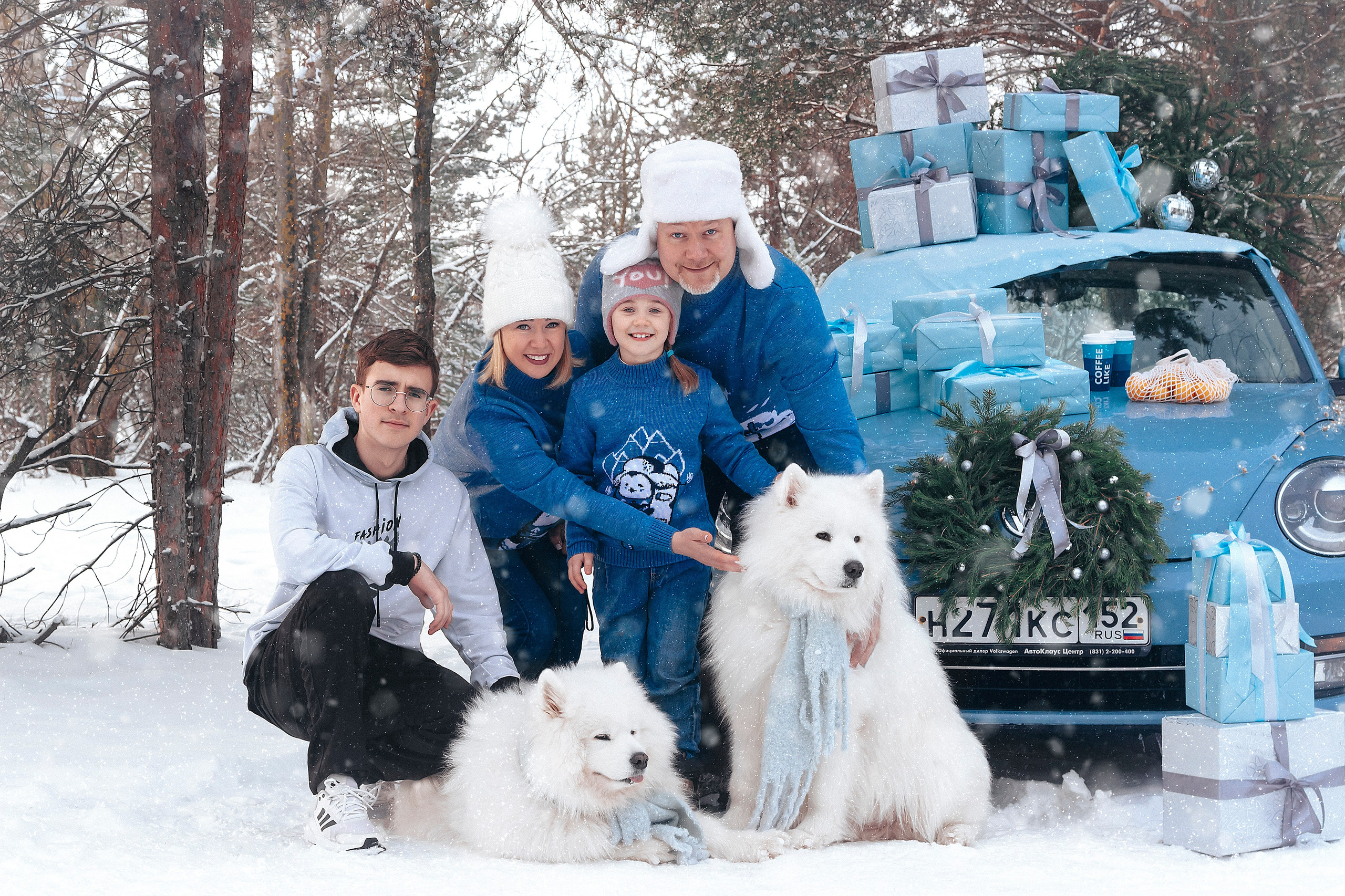 Новогодний голубой жук. Фотограф Ольга Бобб Нижний Новгород