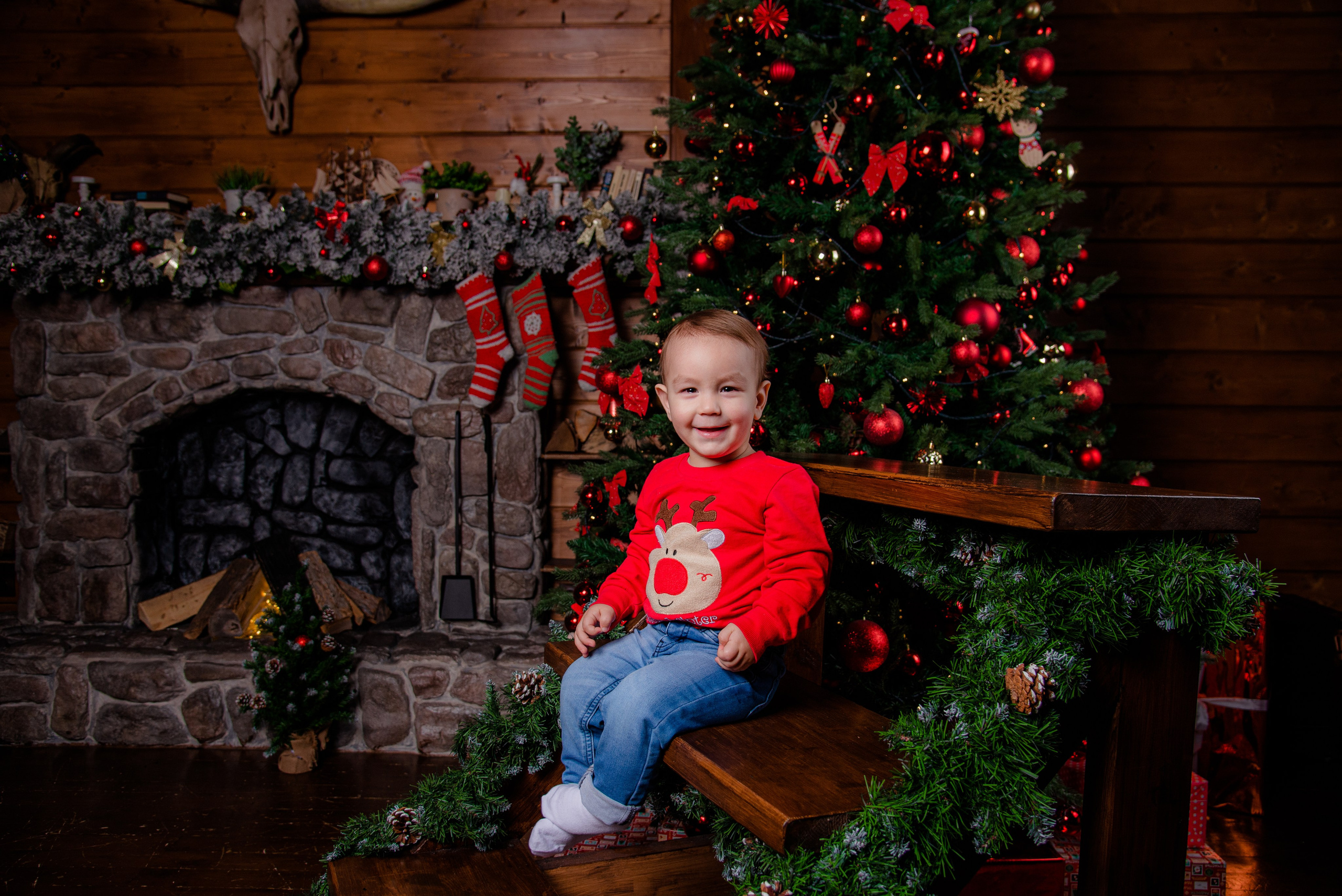  Новогодняя фотосессия в Уфе с прокатом свитеров