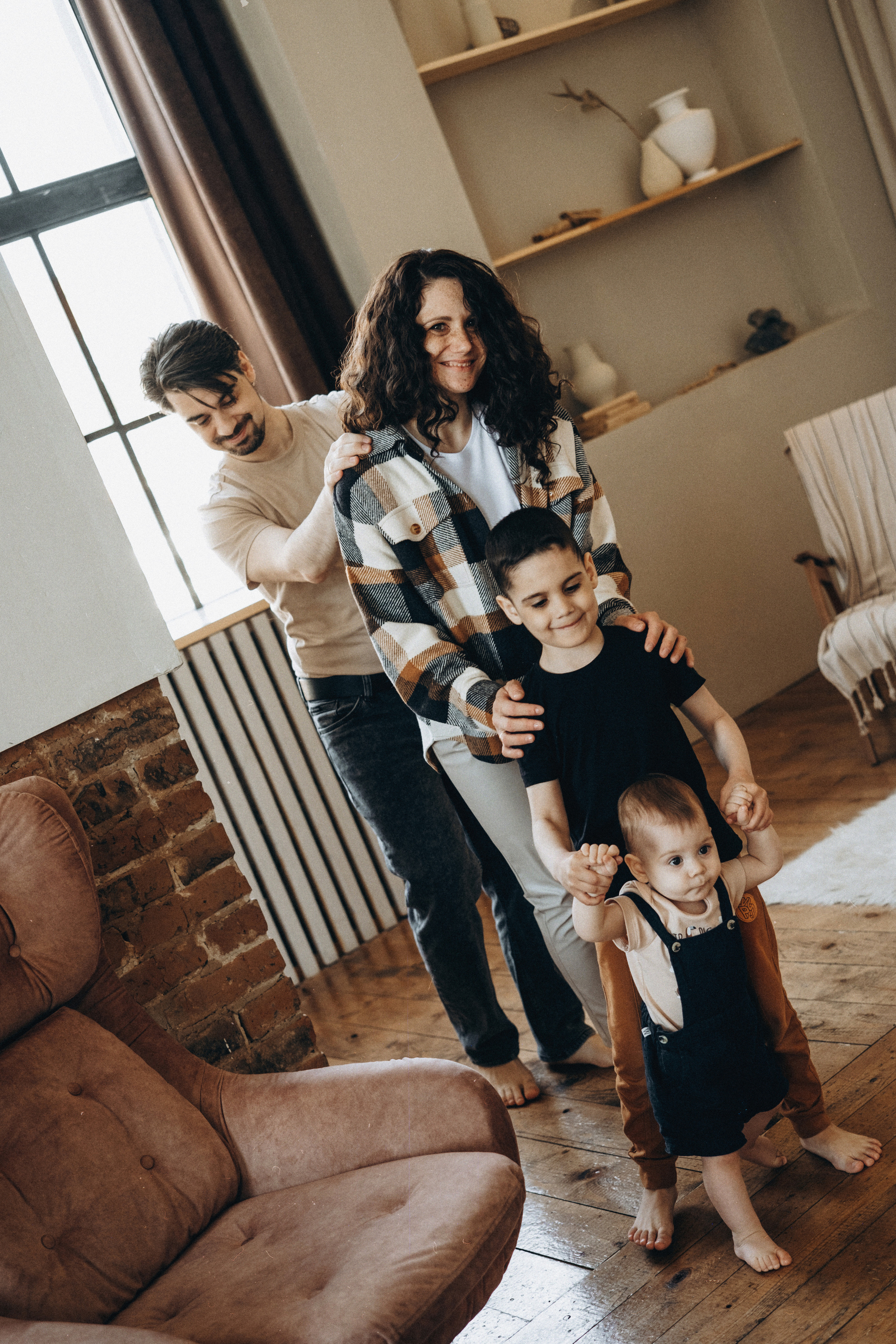 Настя, Леша, Боря, Олег. Фотограф Контузорова Ольга