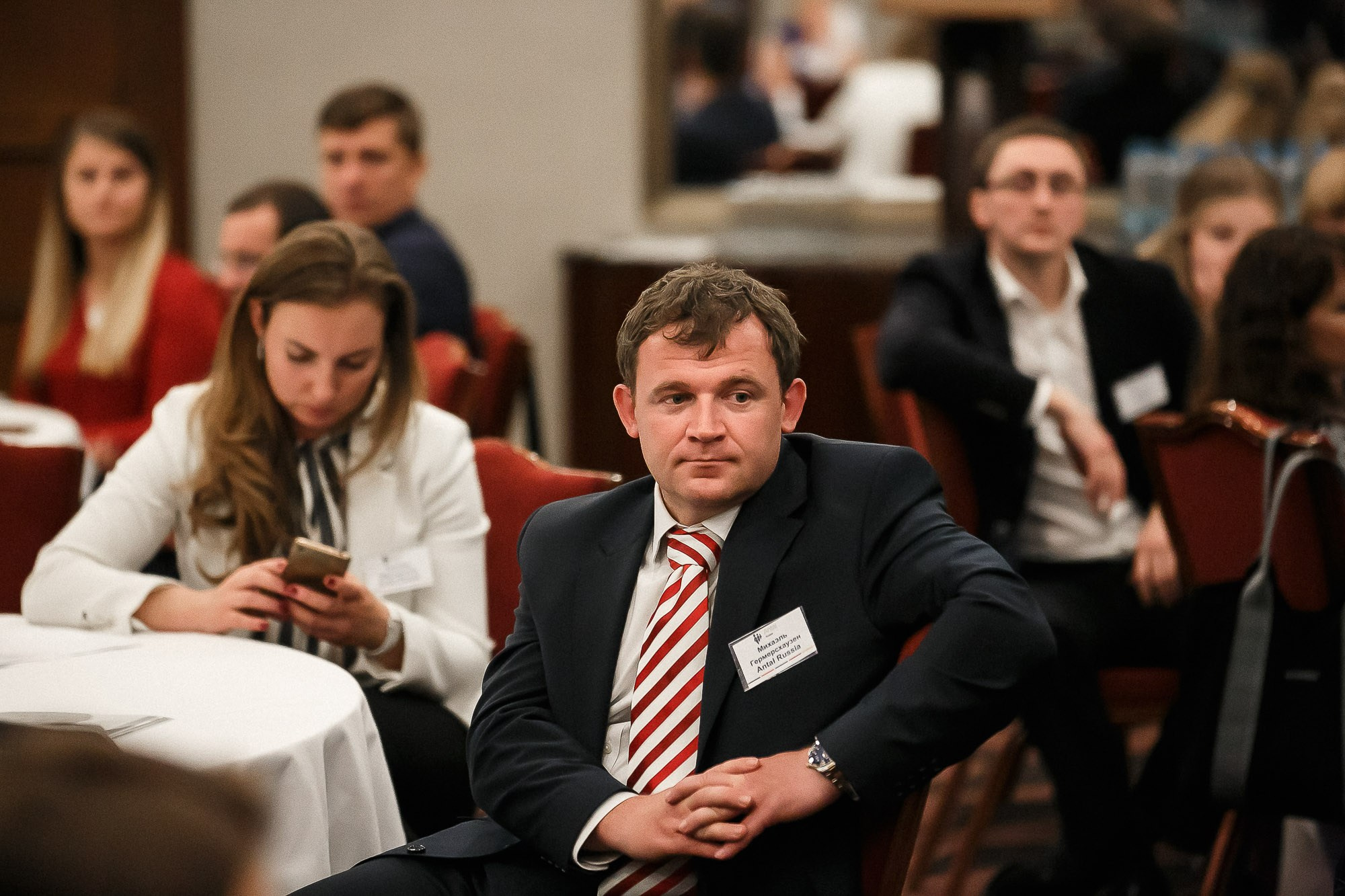 Конференция в «CORINTHIA». Рабочая сторона — бизнес портрет и репортаж в Санкт-Петербурге