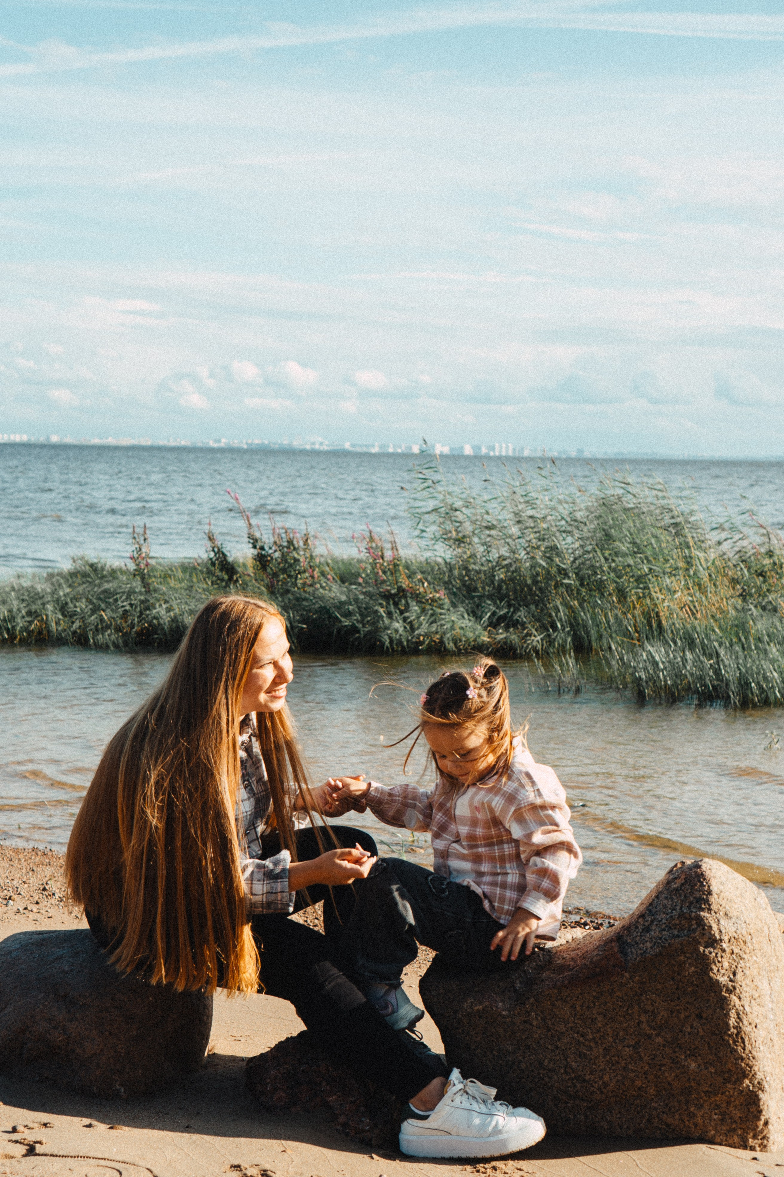 МАМА И ДОЧКА НА ФИНСКОМ ЗАЛИВЕ. Профессиональный фотограф, Санкт-Петербург — Виктория Богомолова