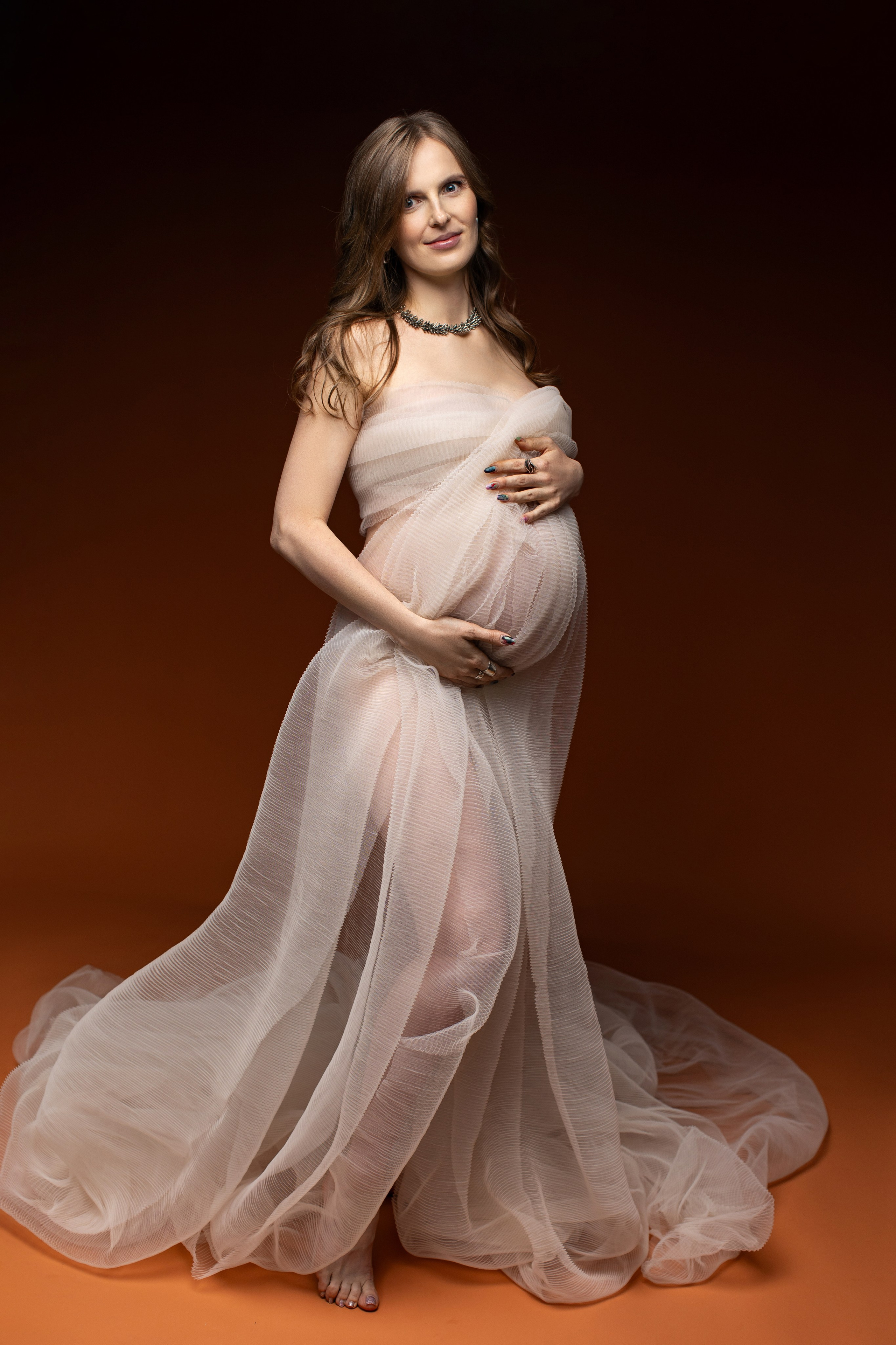 Фотосессия в тканях. Фотограф новорожденных, семейный фотограф в Санкт-Петербурге