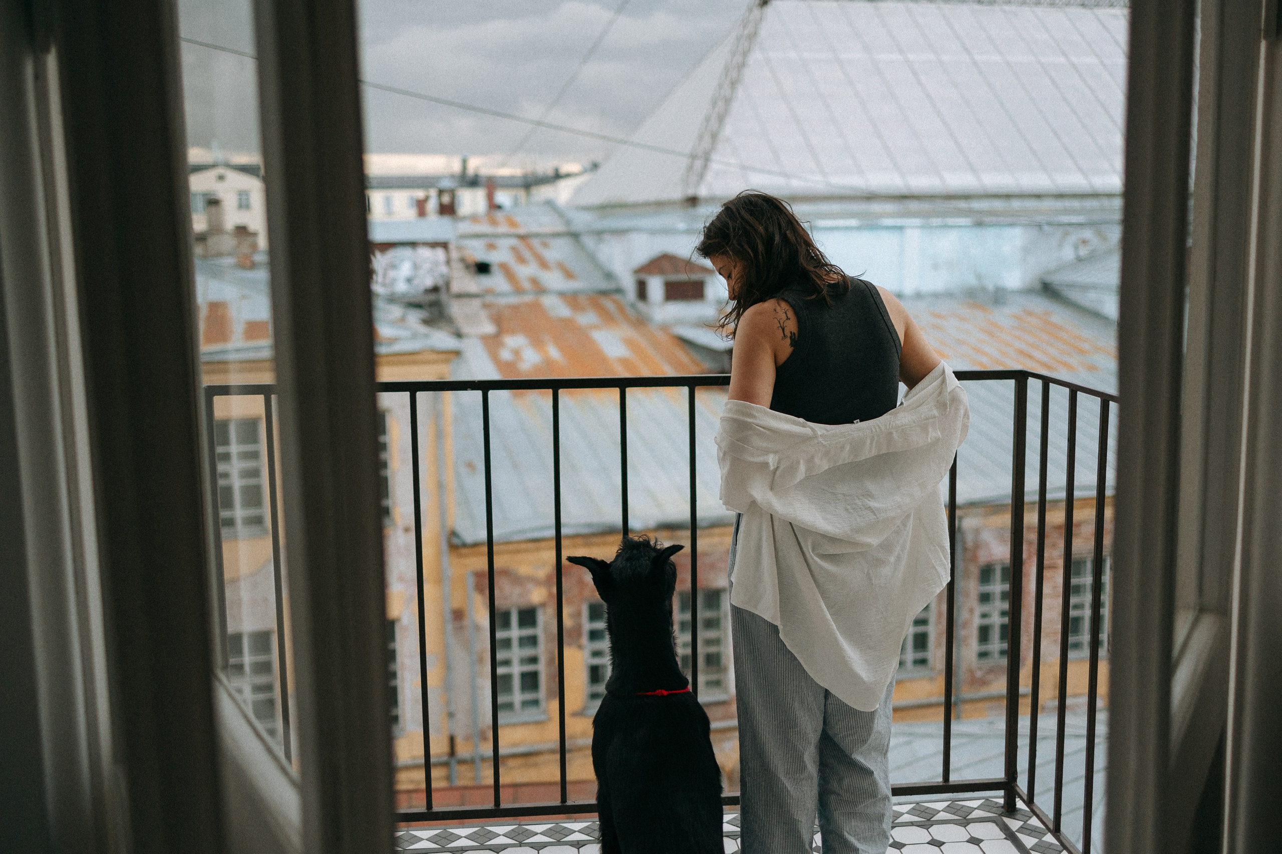 Умбра и Даша. Фотограф анималист Анастасия Пикей