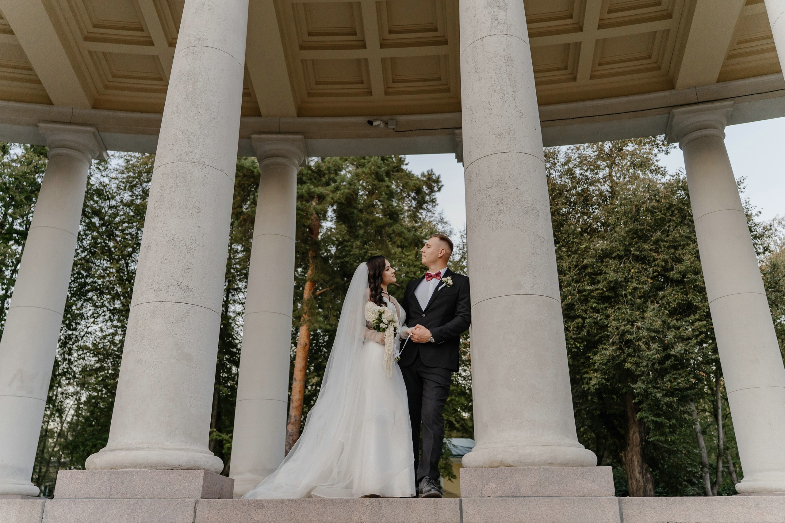 Свадьба в усадьбе Архангельское. Свадебный и семейный фотограф в Москве Светлана Зоткина