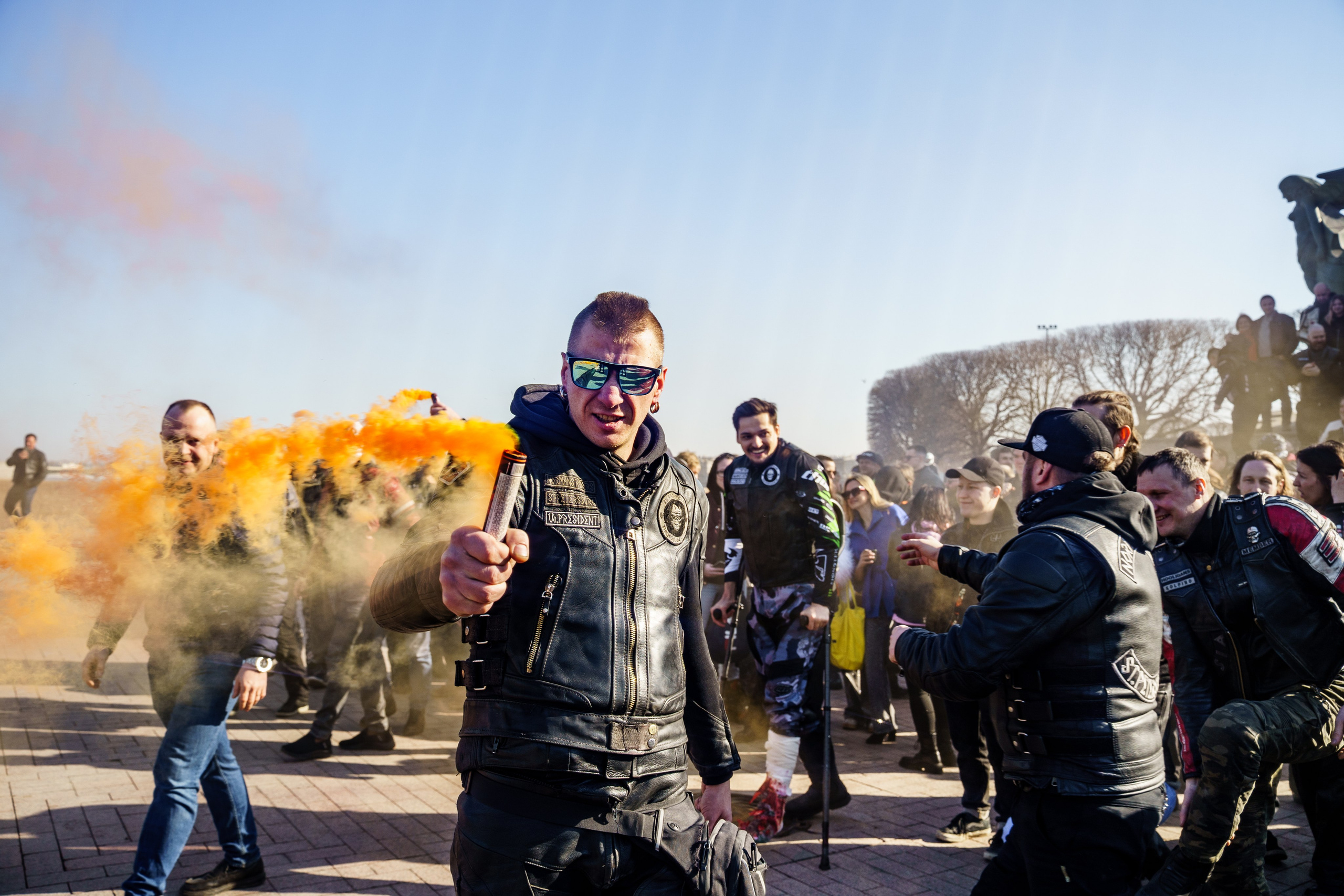 Прохват мотоклуба Norman Riders ч.1. Концертный и репортажный фотограф в Санкт-Петербурге Слава Пахомов