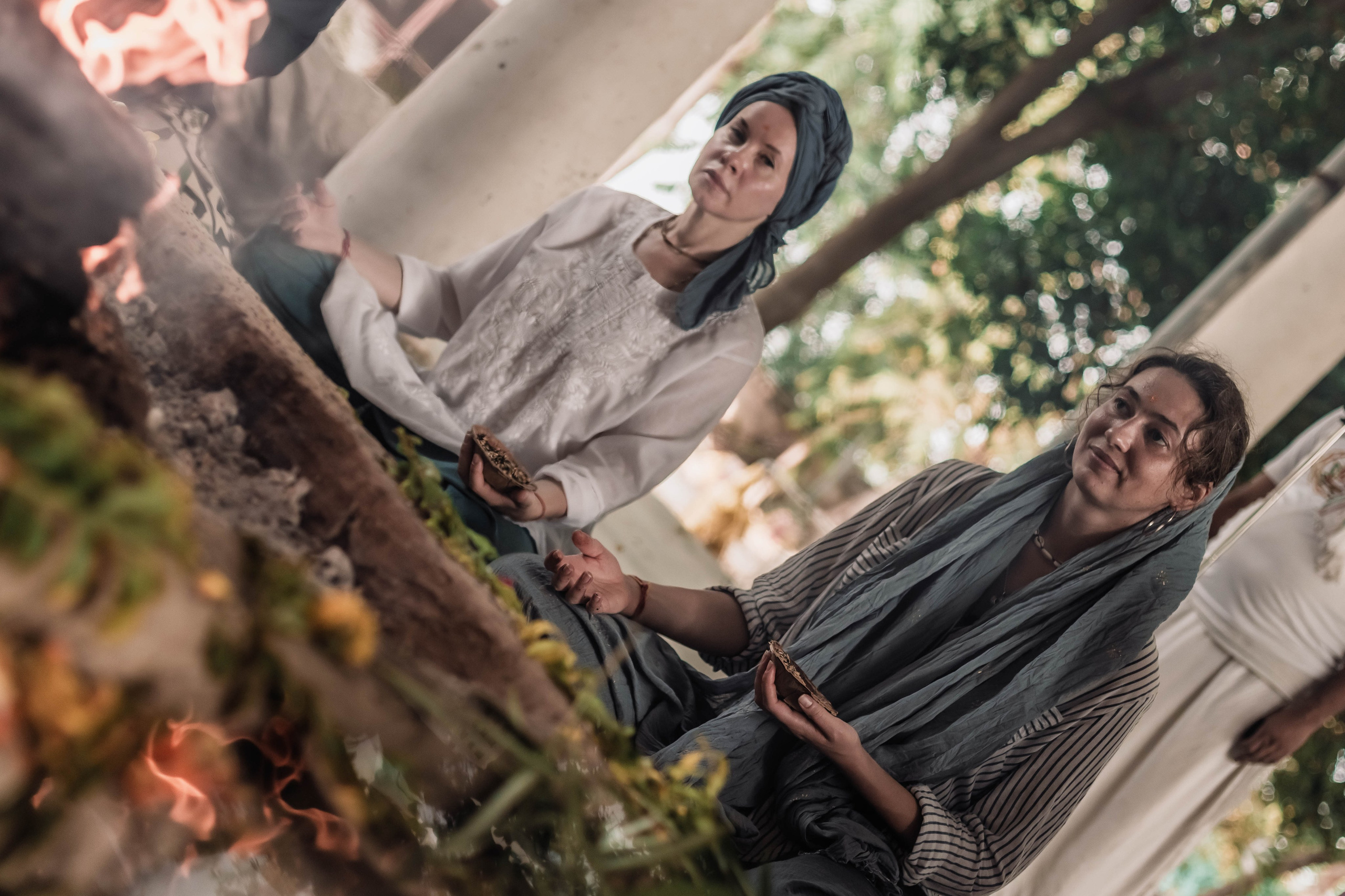 Pitri Paksha yagyas & poojas Devraha Baba ji ashram. Mariam Bagdasaryan