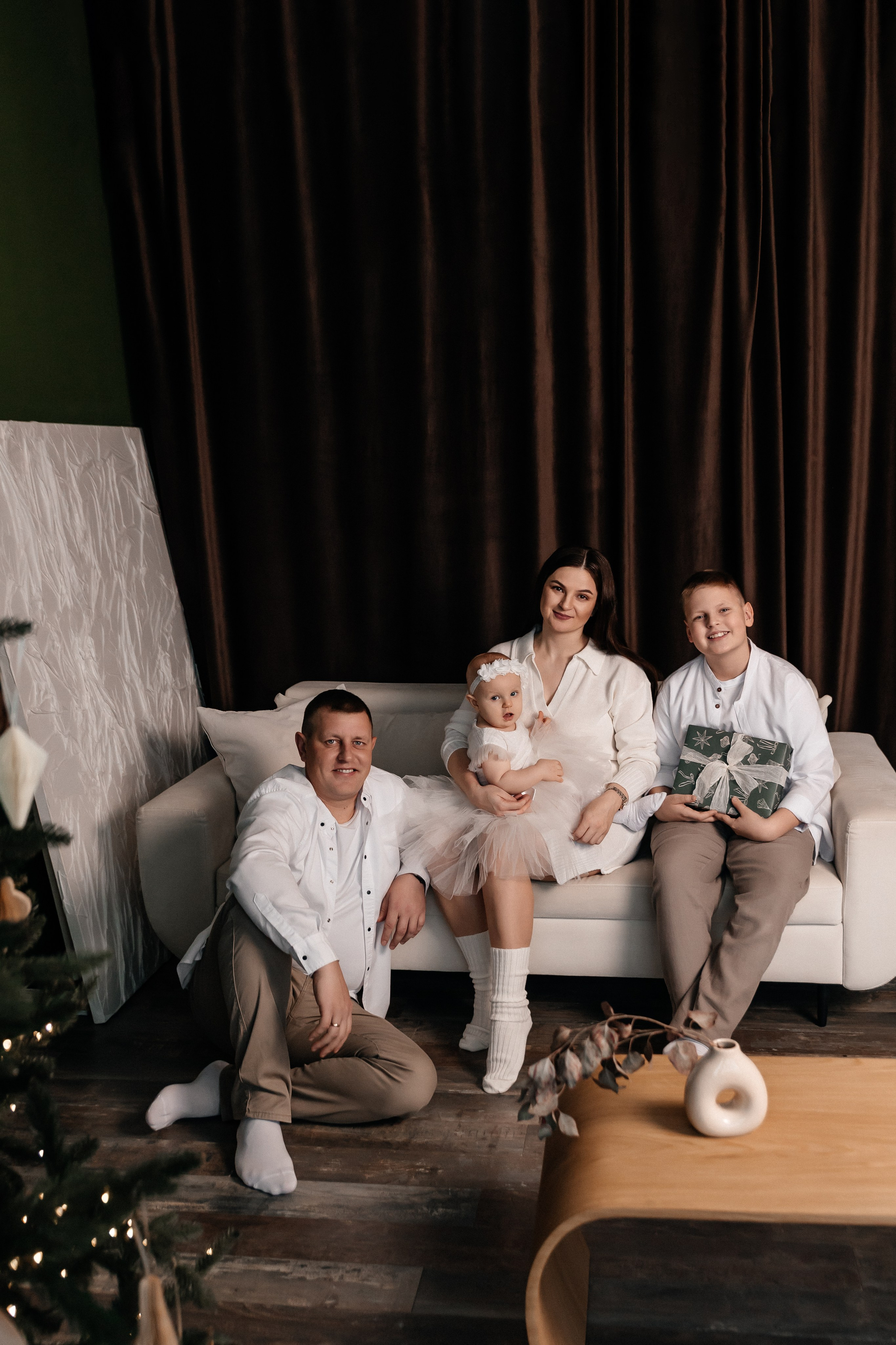 Новогодняя. Семейный фотограф Минск Усова Ольга