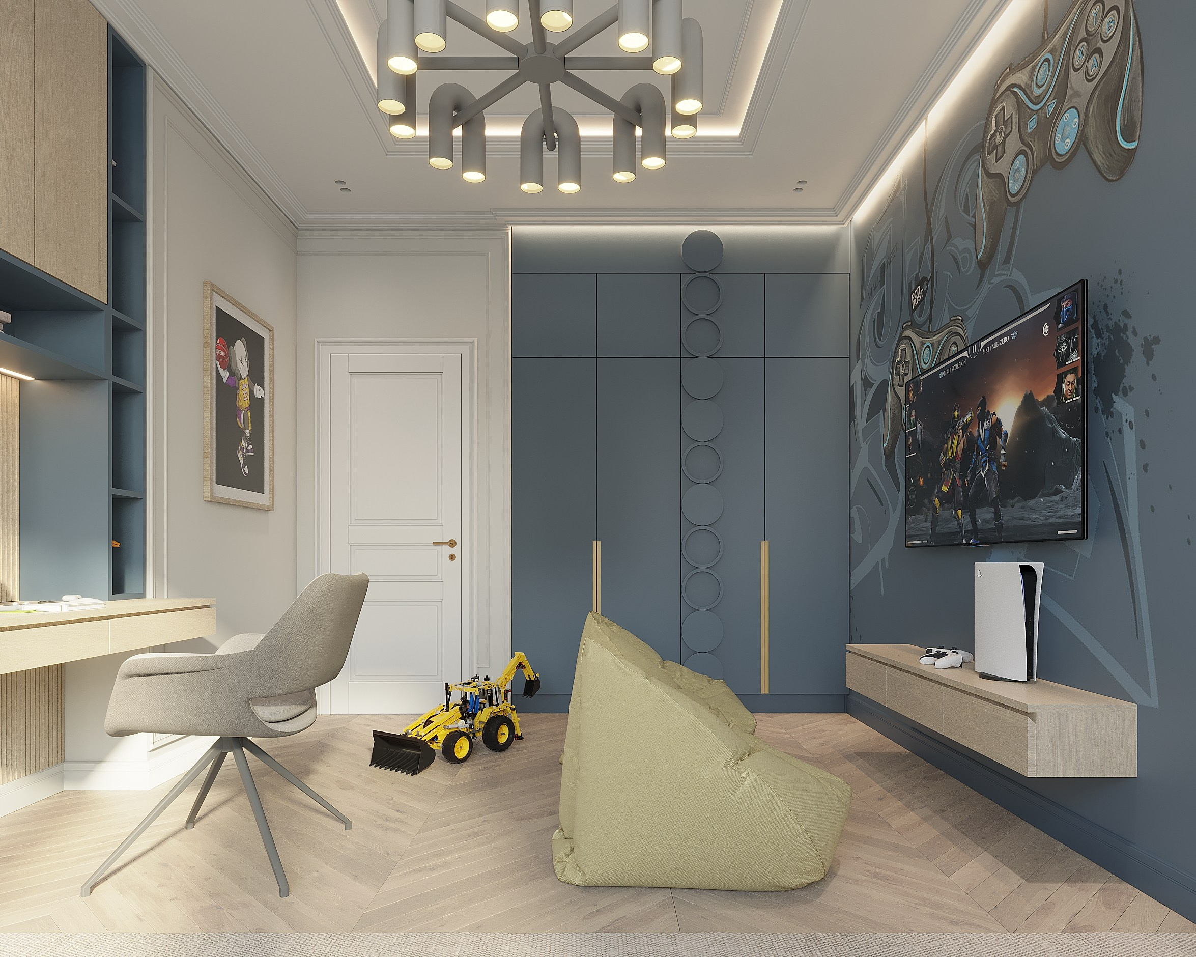 ЖК «REMIZOVKA», 156 м2/3. Room Design Studio