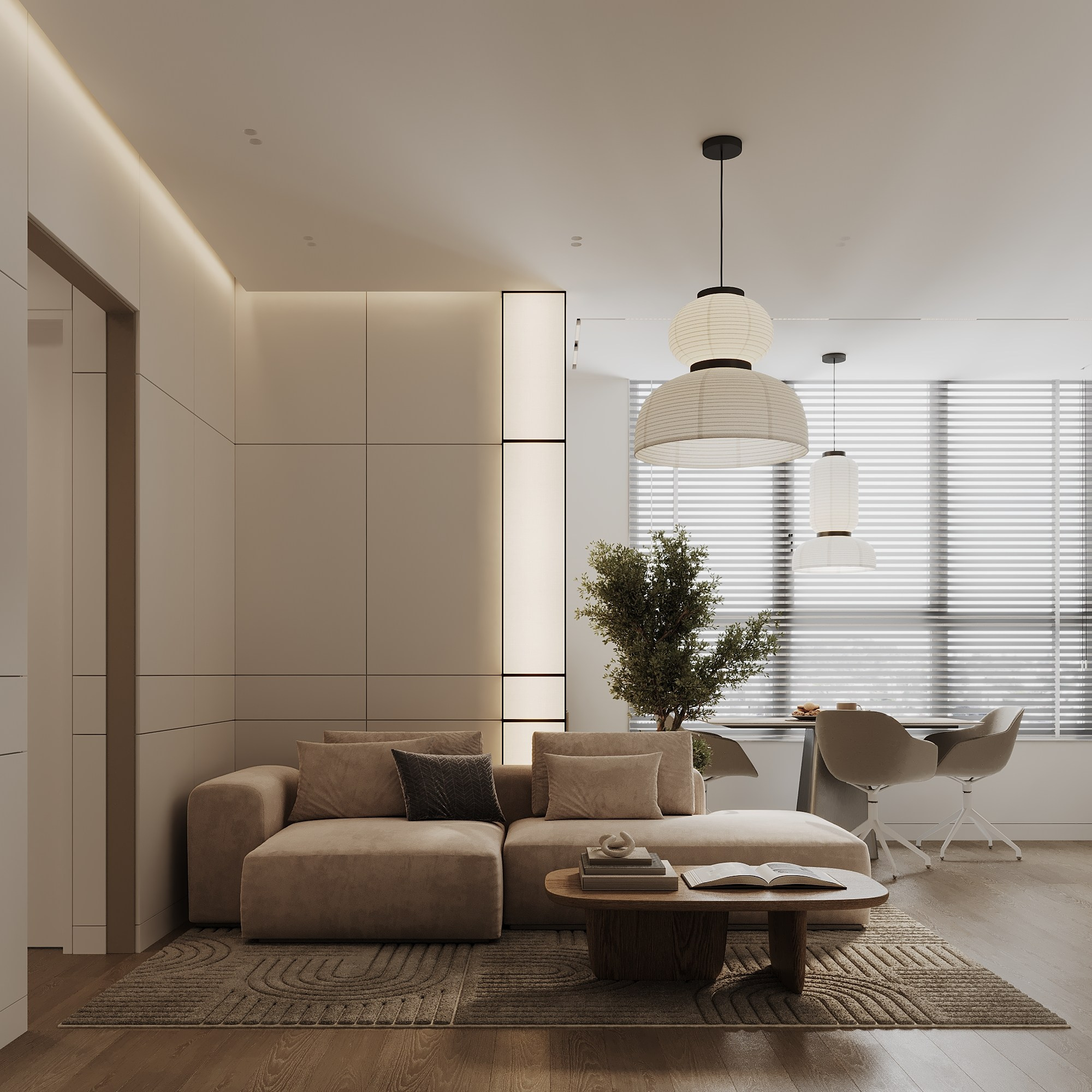 ЖК «Аль-Фараби 27», 73 м². Room Design Studio