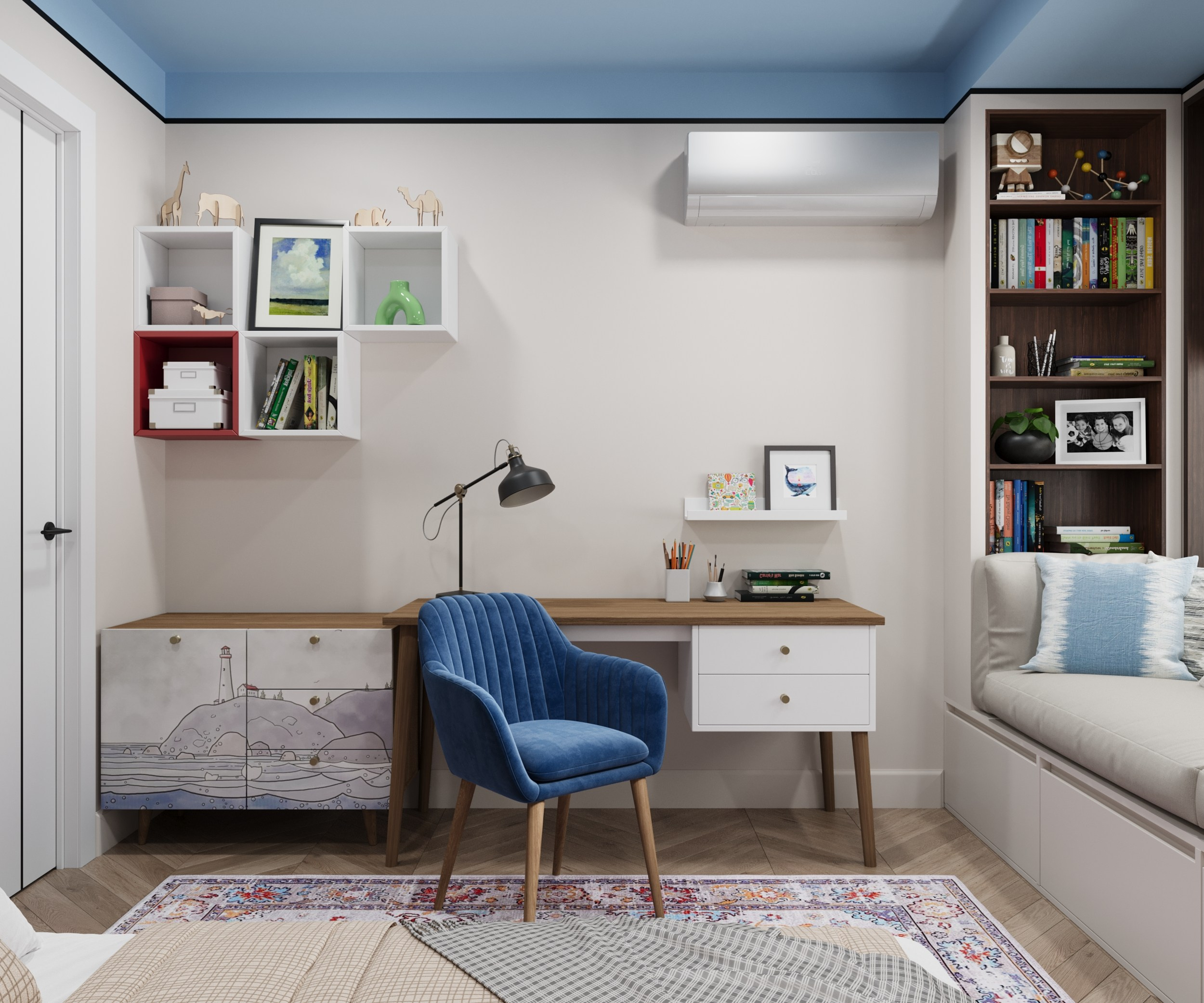 Проект перепланировки и интерьеров для квартиры. Москва. Проспект Вернадского. Архитектор Антон Пичкур. Дизайн. Дизайнер. Интерьеры. Дизайн проект. Комплектация. Реализация. Визуализация. Архитектура. Частный архитектор. Индивидуальный подход. Мебель на заказ. Индивидуальное изготовление. Авторский надзор. Технический надзор. Прихожая. Ванная. Гостиная. Кухня. Гостиная. Кабинет. Гардероб. Гардеробная. Детская. Спальня. Мастер. Лоджия. Постирочная. Серверная. Московская область. Квартира. Апартаменты. Коттедж. Загородный дом.