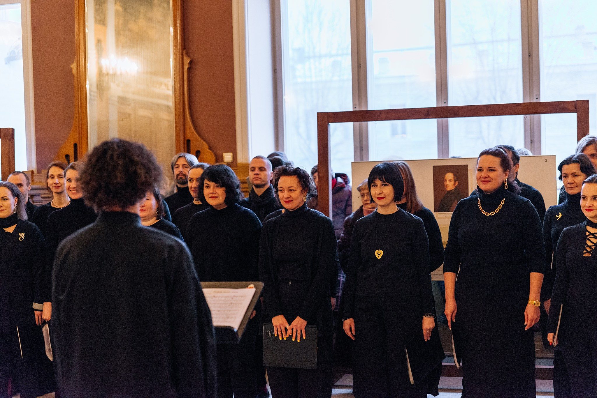 Хор Большой распев на Витебском вокзале. Январь 24. Репортажный фотограф в Санкт-Петербурге Анастасия Клёпова