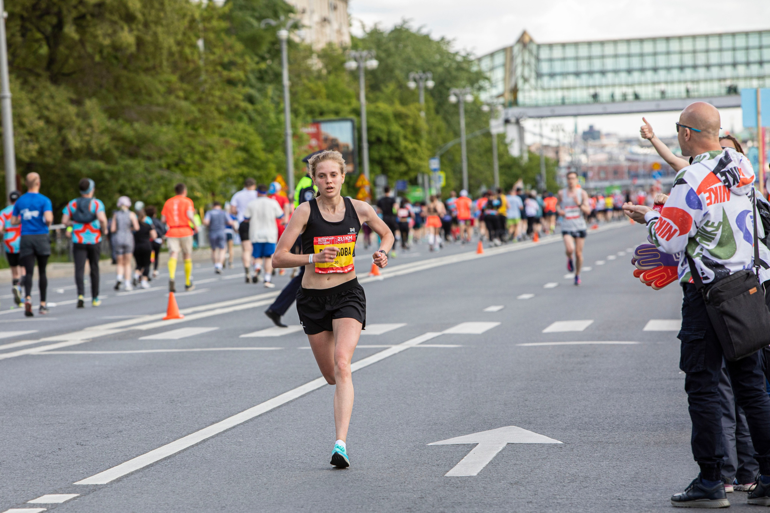 Московский полумарафон, 14 мая 2023 года. Фотограф Сергей Ловкий