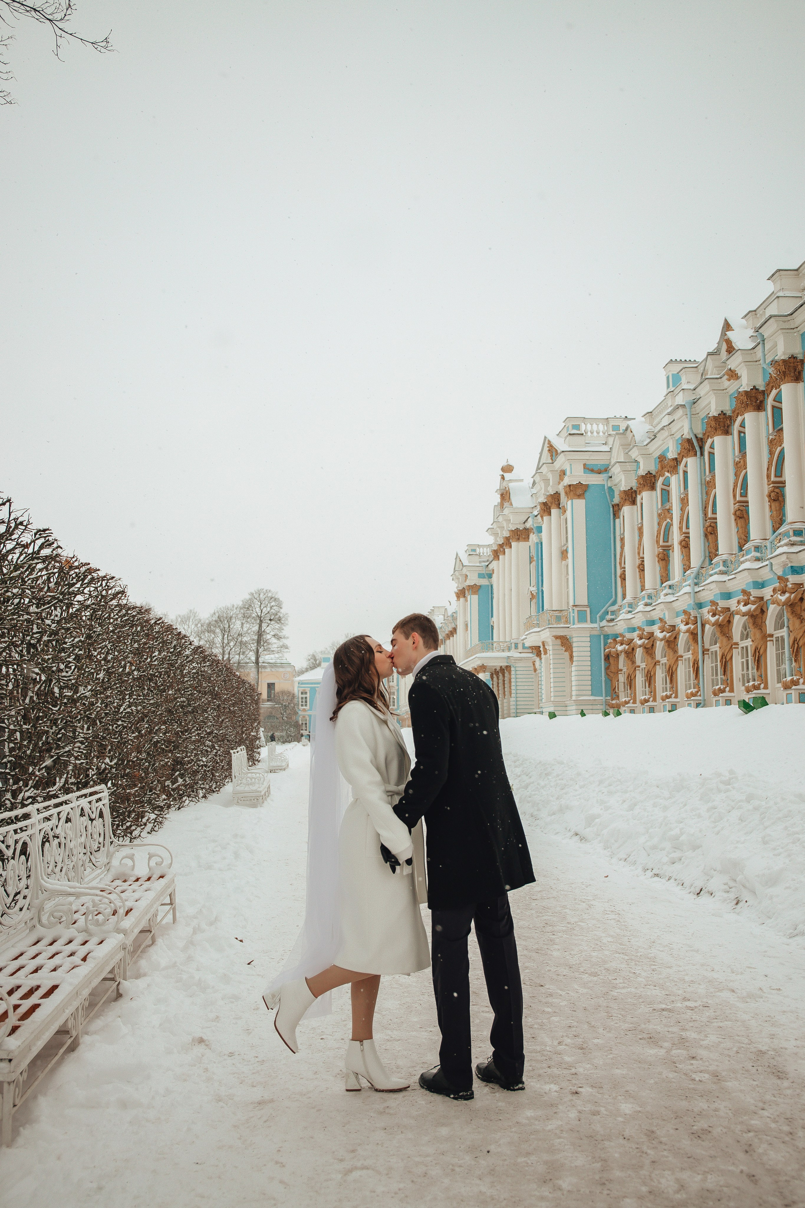 Андрей & Соня. Царское Село, зима. Свадебный и семейный фотограф Пушкин Царское Село СПБ Питер Санкт-Петербург и Рязань Ольга Козлова