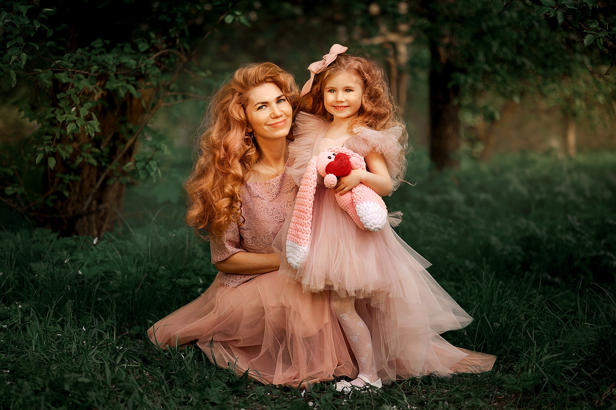 мама и дочка