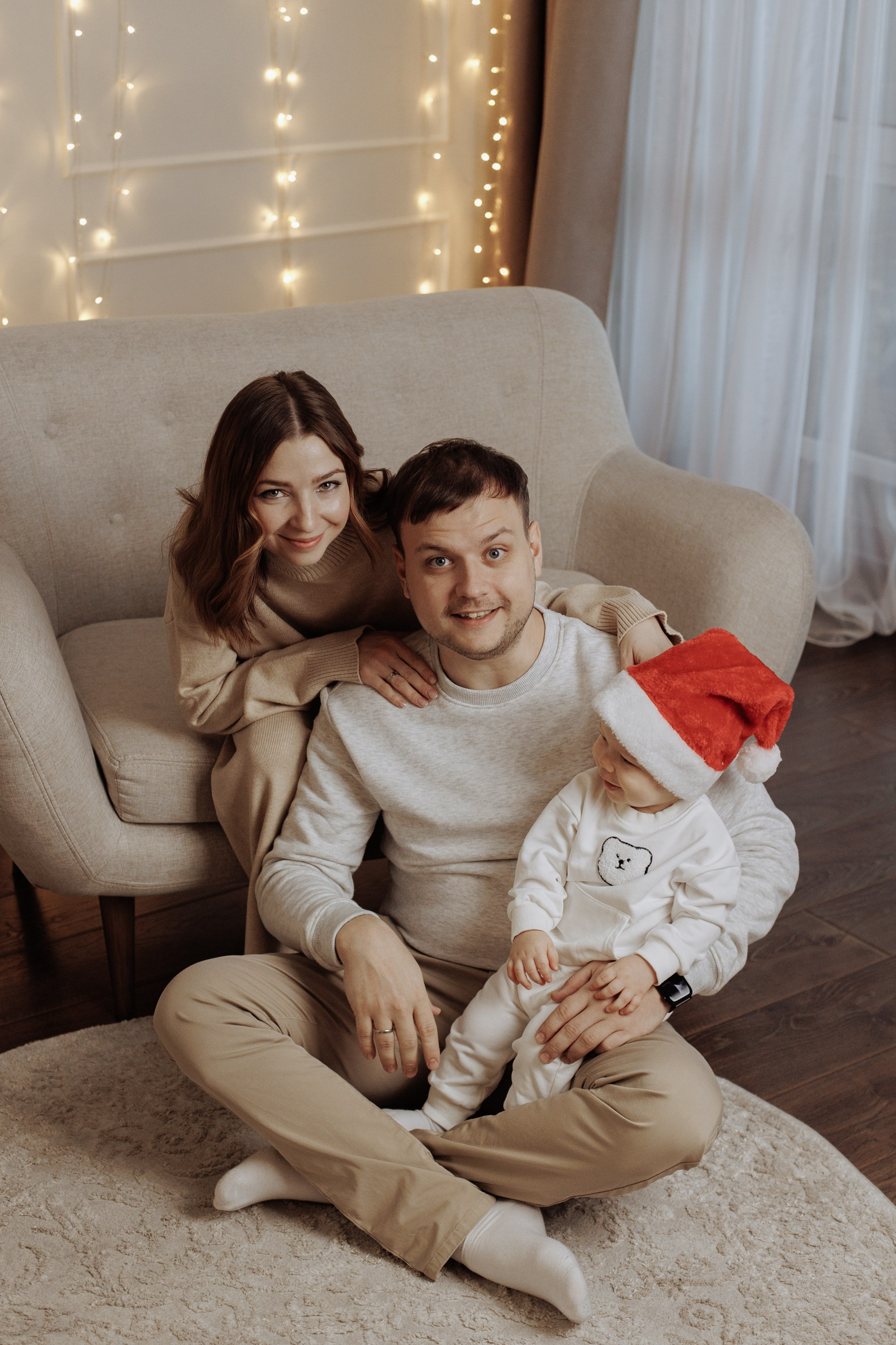 Семейная фотосессия «студия». Свадебный фотограф