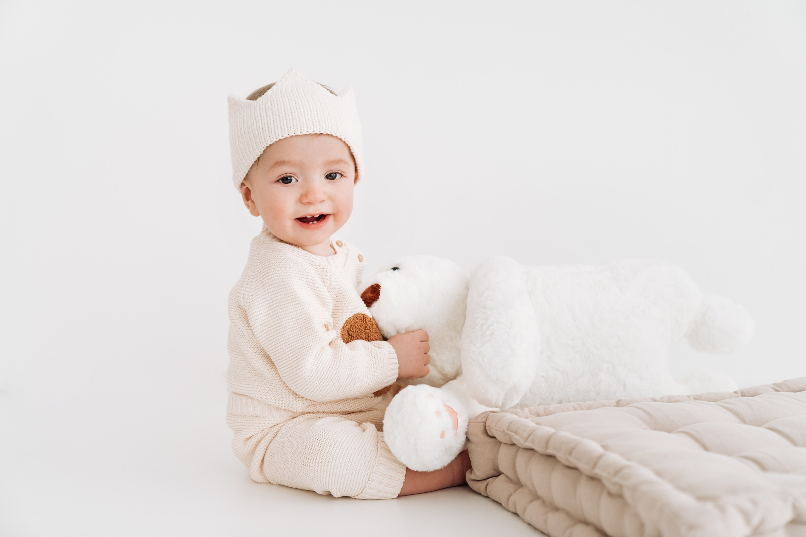 Новогодняя детская фотосессия для Феди. Семейный фотограф СПб Анастасия Василь. Фотосессия на годик