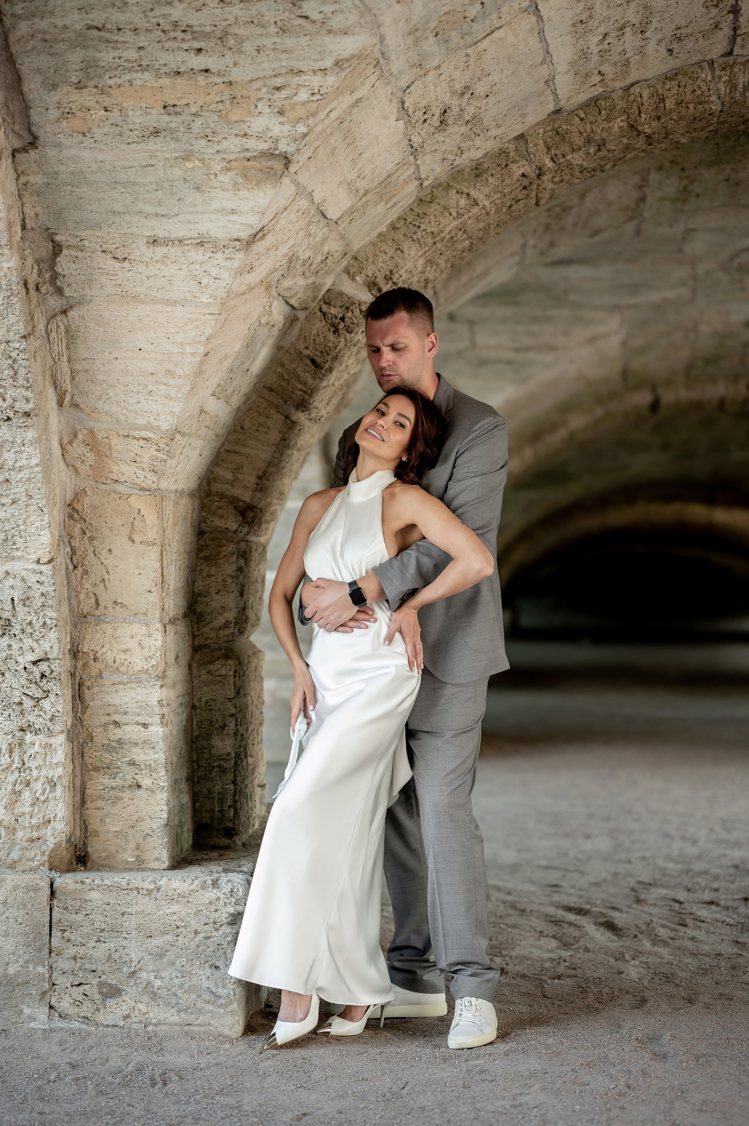 Алина и Алексей (прогулка на кабриолете, Академия Художеств, Екатерининский парк в Пушкине). Портретный, семейный и свадебный фотограф в Санкт-Петербурге и в Пушкине Ширяев Денис