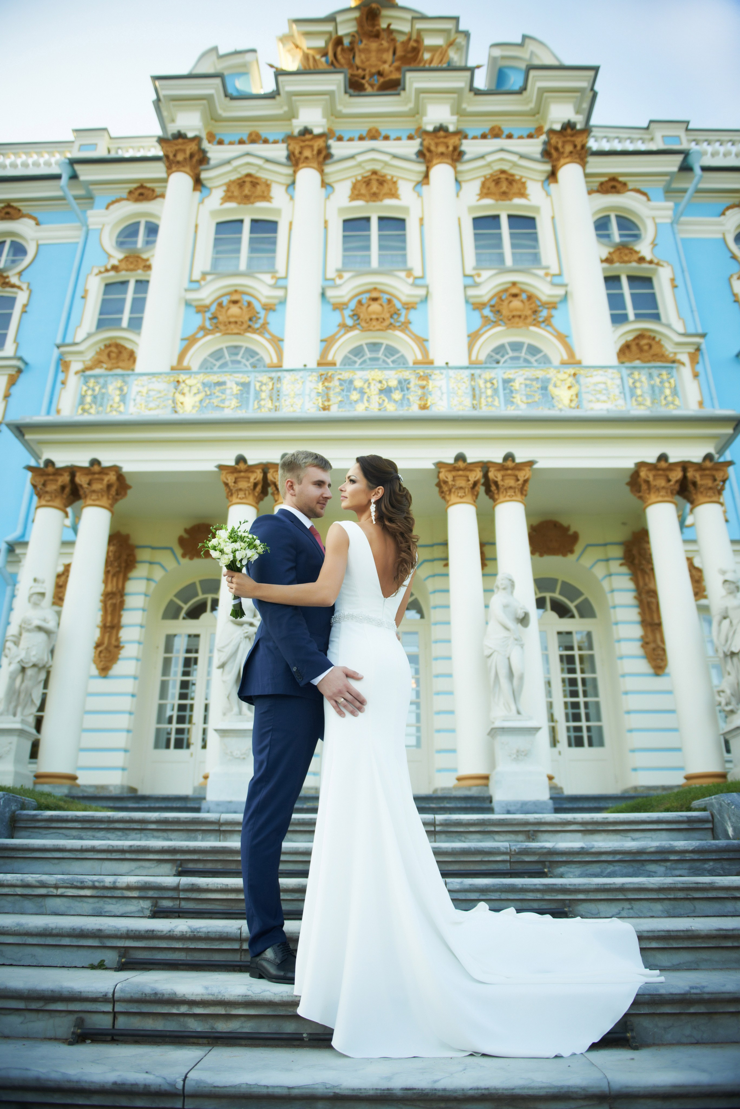Максим и Наталья (свадебная фотосессия в Пушкине в Екатерининском парке). Портретный, семейный и свадебный фотограф в Санкт-Петербурге и в Пушкине Ширяев Денис