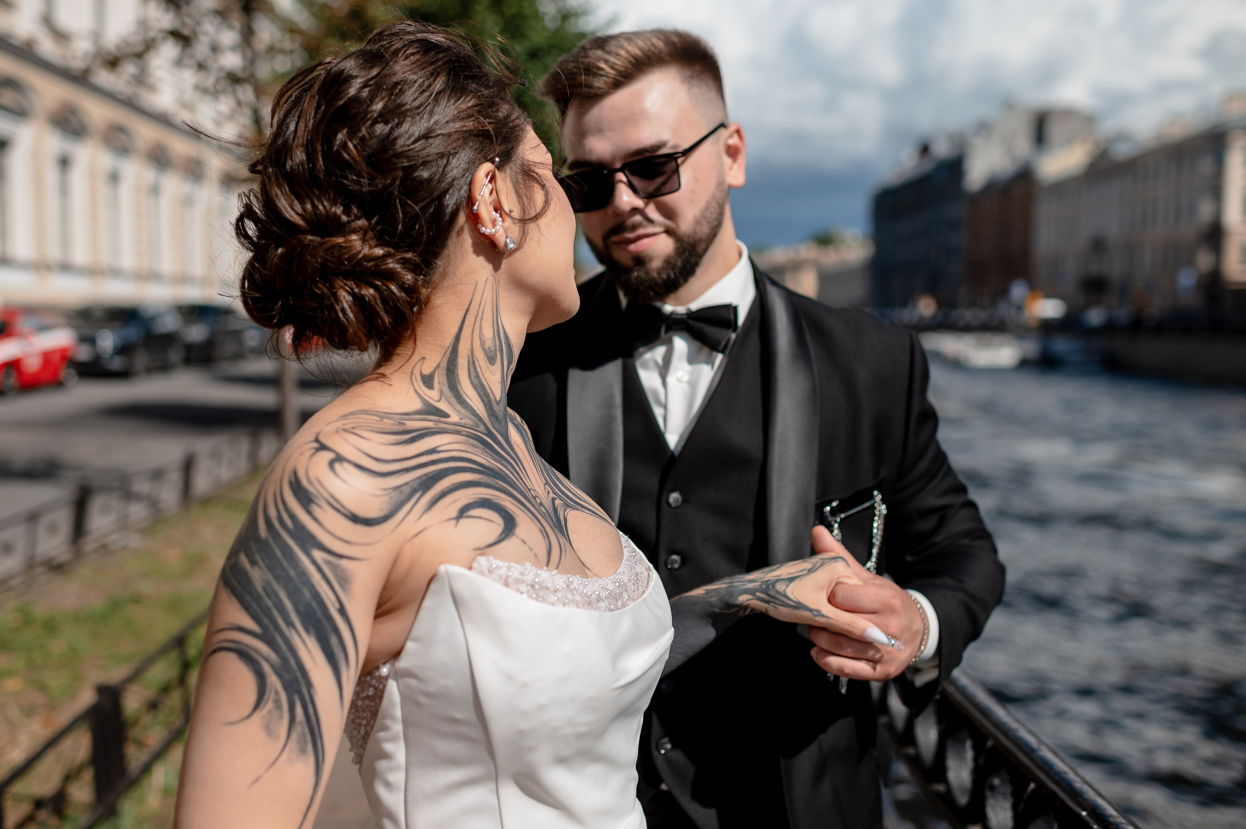 Диана и Евгений (маршрут № 1 в Питере: Исаакиевская площадь, красные маркизы Астории, набережная Мойки, Дворец Штиглица и Летний сад). Портретный, семейный и свадебный фотограф в Санкт-Петербурге и в Пушкине Ширяев Денис