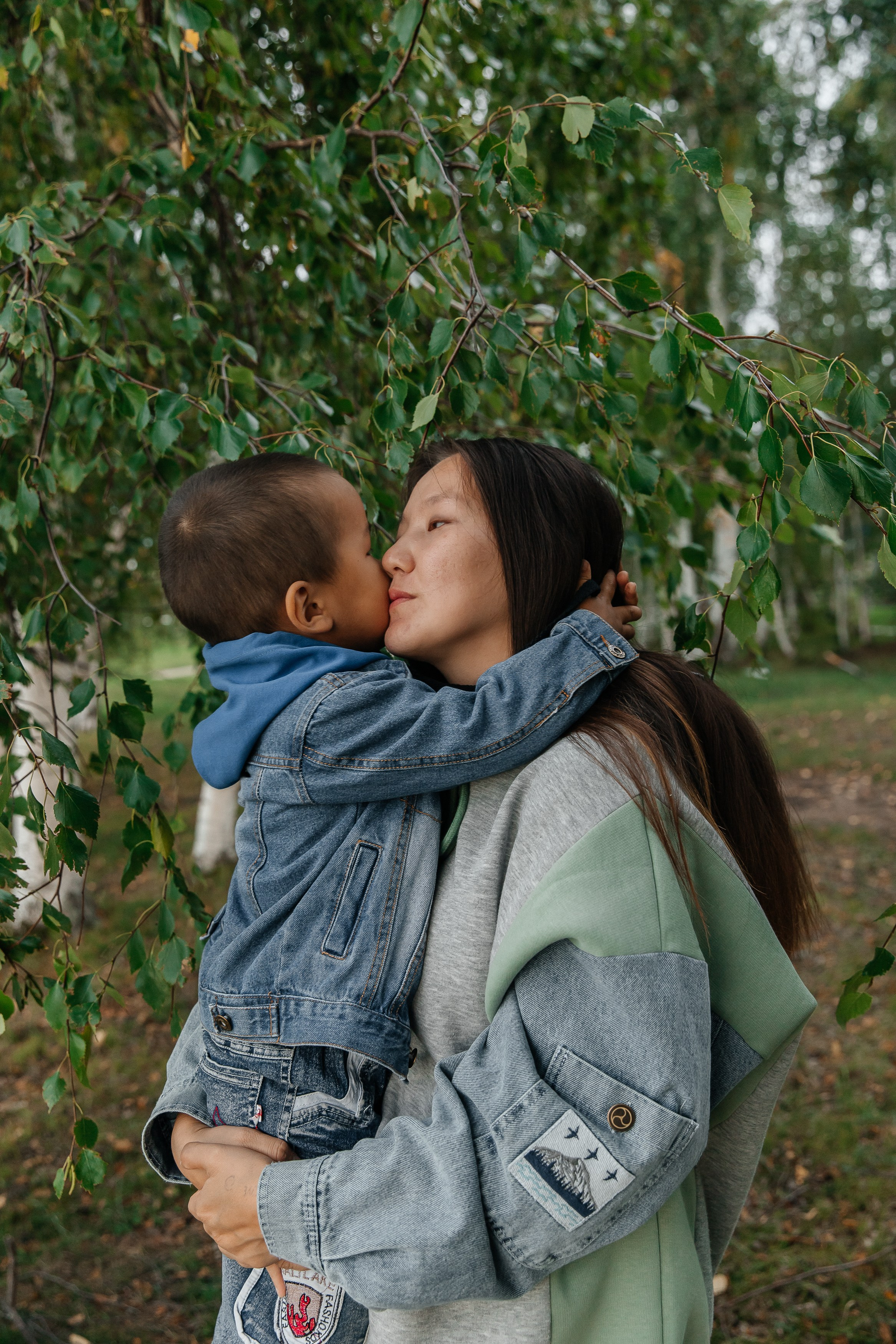 Лера и сын. Воронистая Анастасия. Фотограф Якутия, Томпонский район
