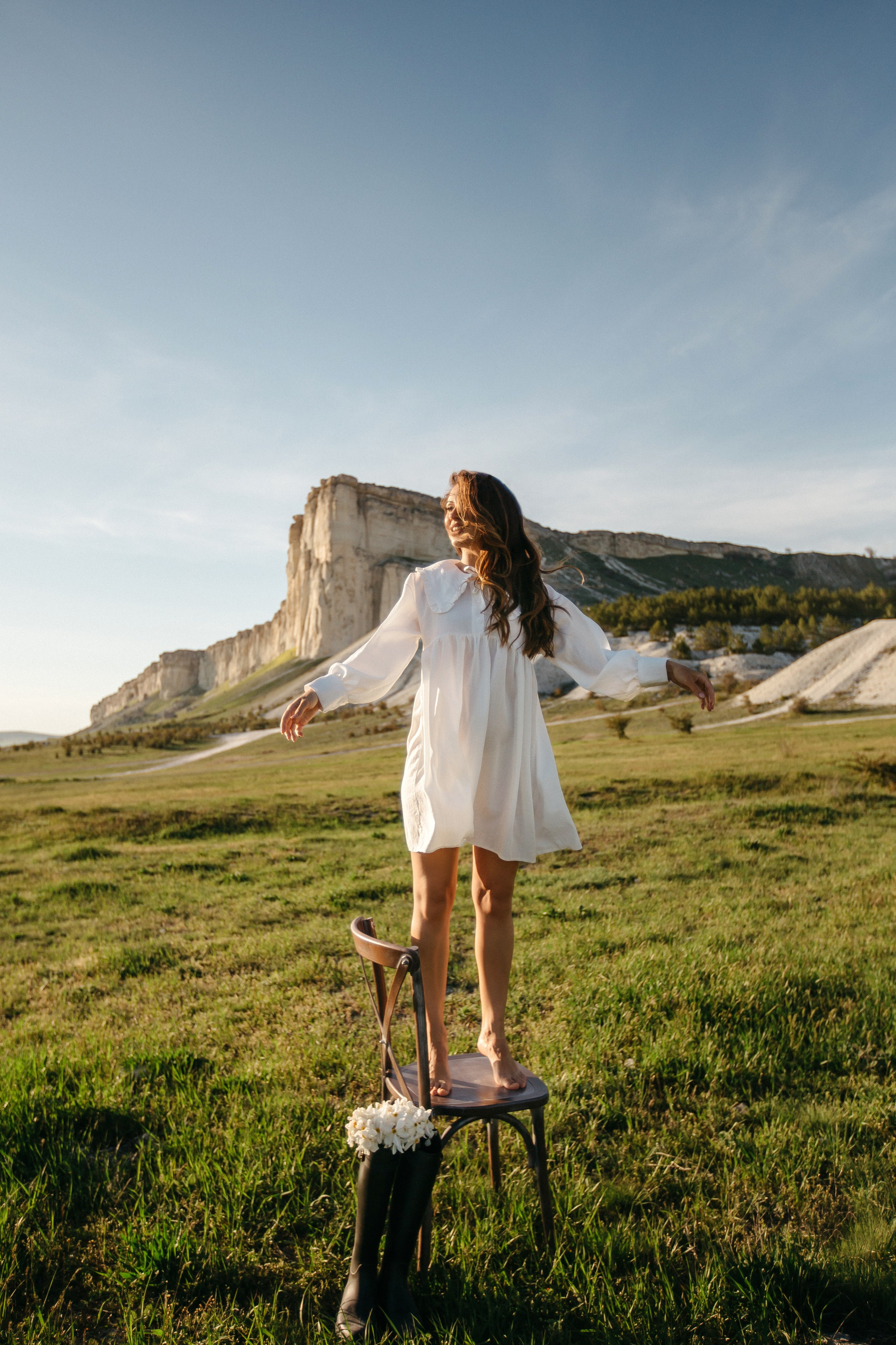 Алина. Белая скала. Фотограф Анна Лейман. Севастополь