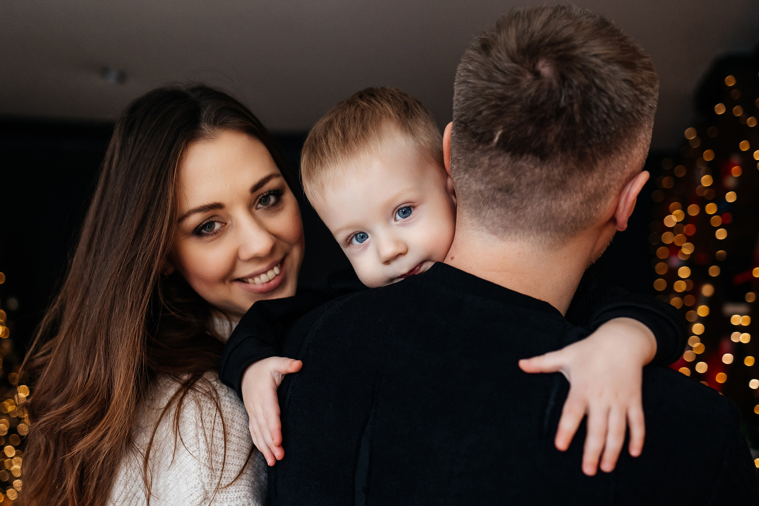 Семейная новогодняя съёмка в студии. Фотограф Иваново | Москва | Ирина Коптилина