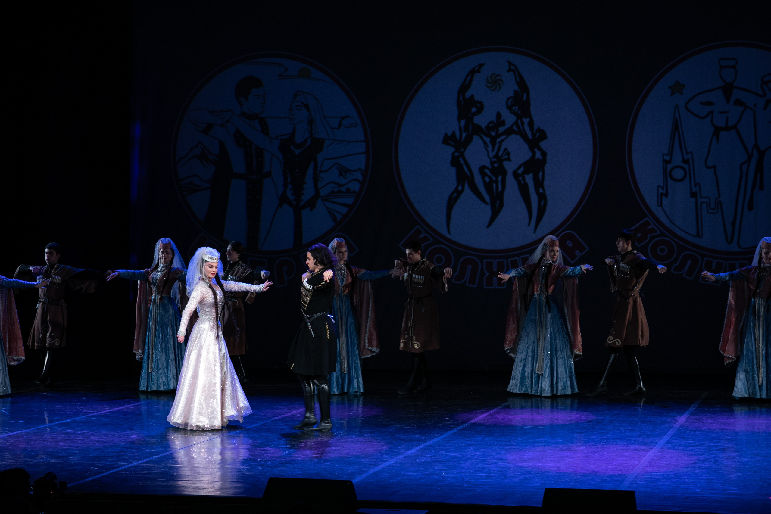 Концерт, грузинские танцы. Art photographer Nino