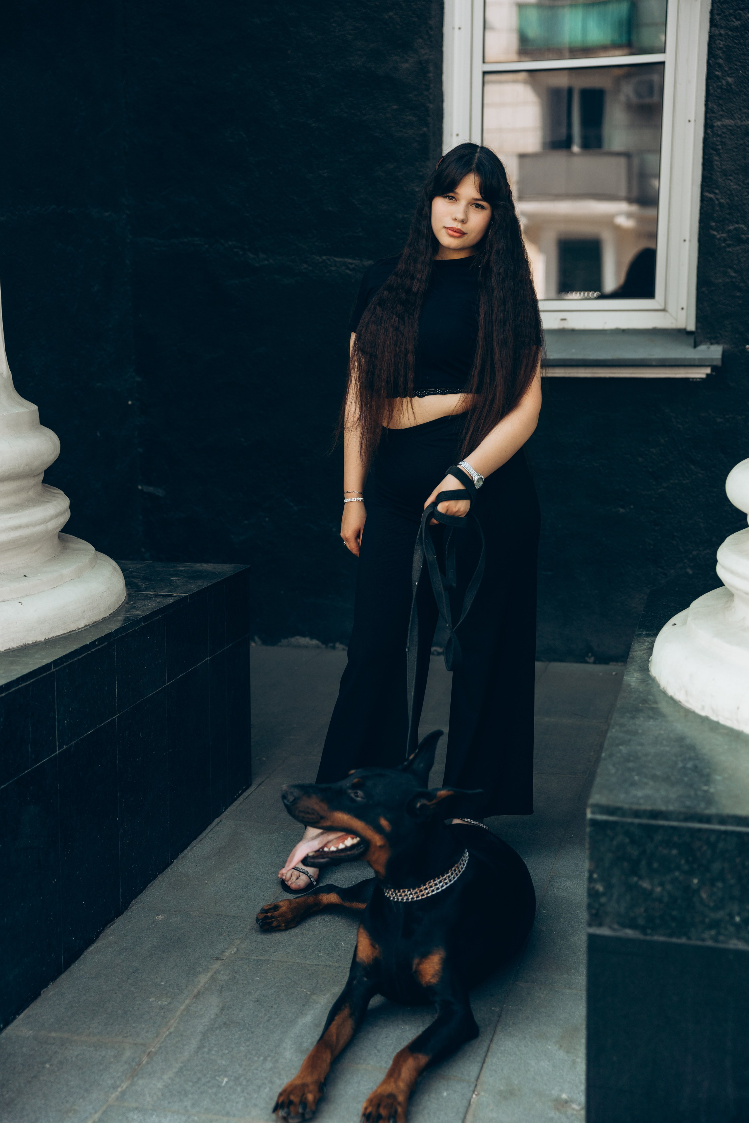 Фотосессия с доберманом. Свадебный, семейный фотограф в Иркутске Светлана Макаричева